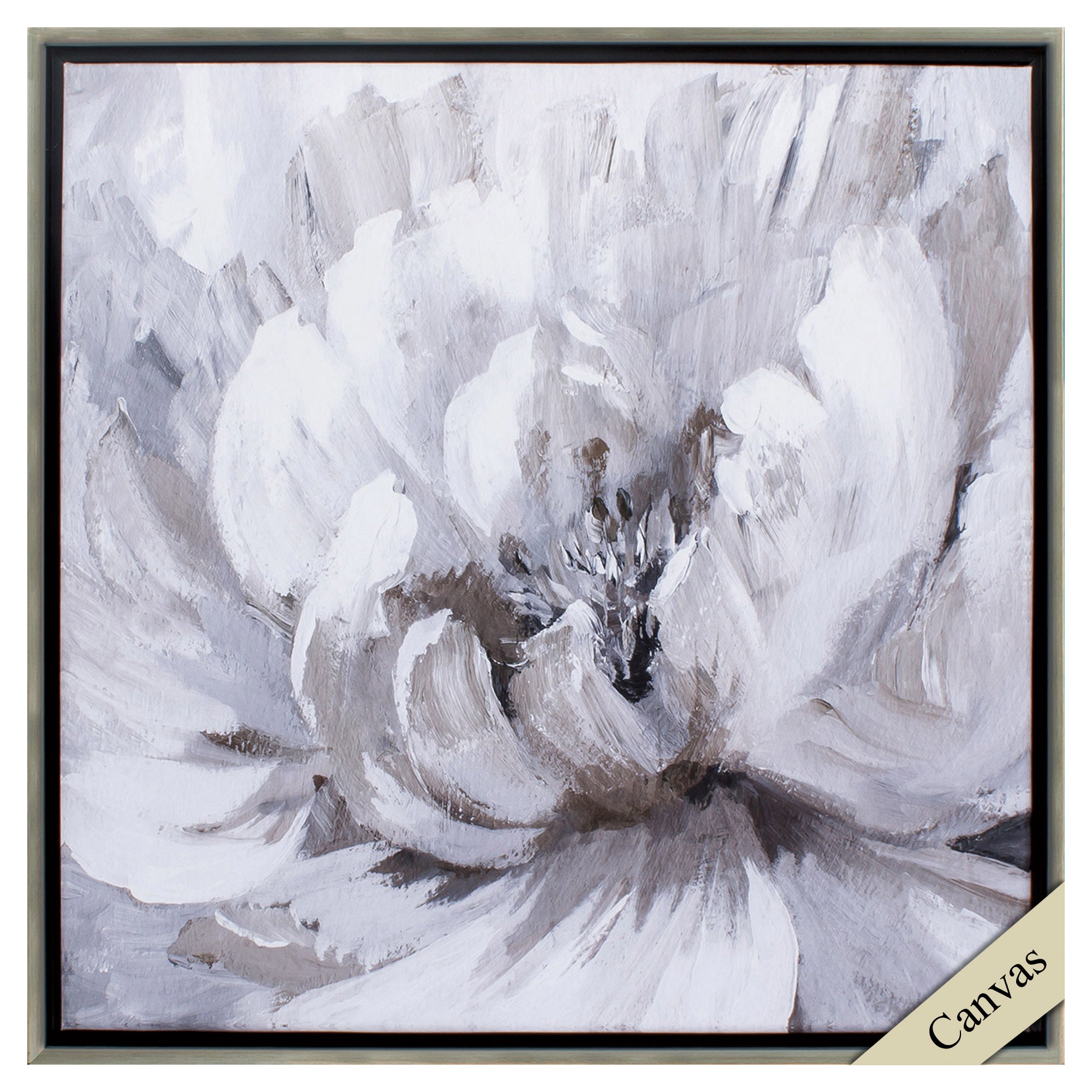 30" X 30" Silver Frame Burst Of Spring