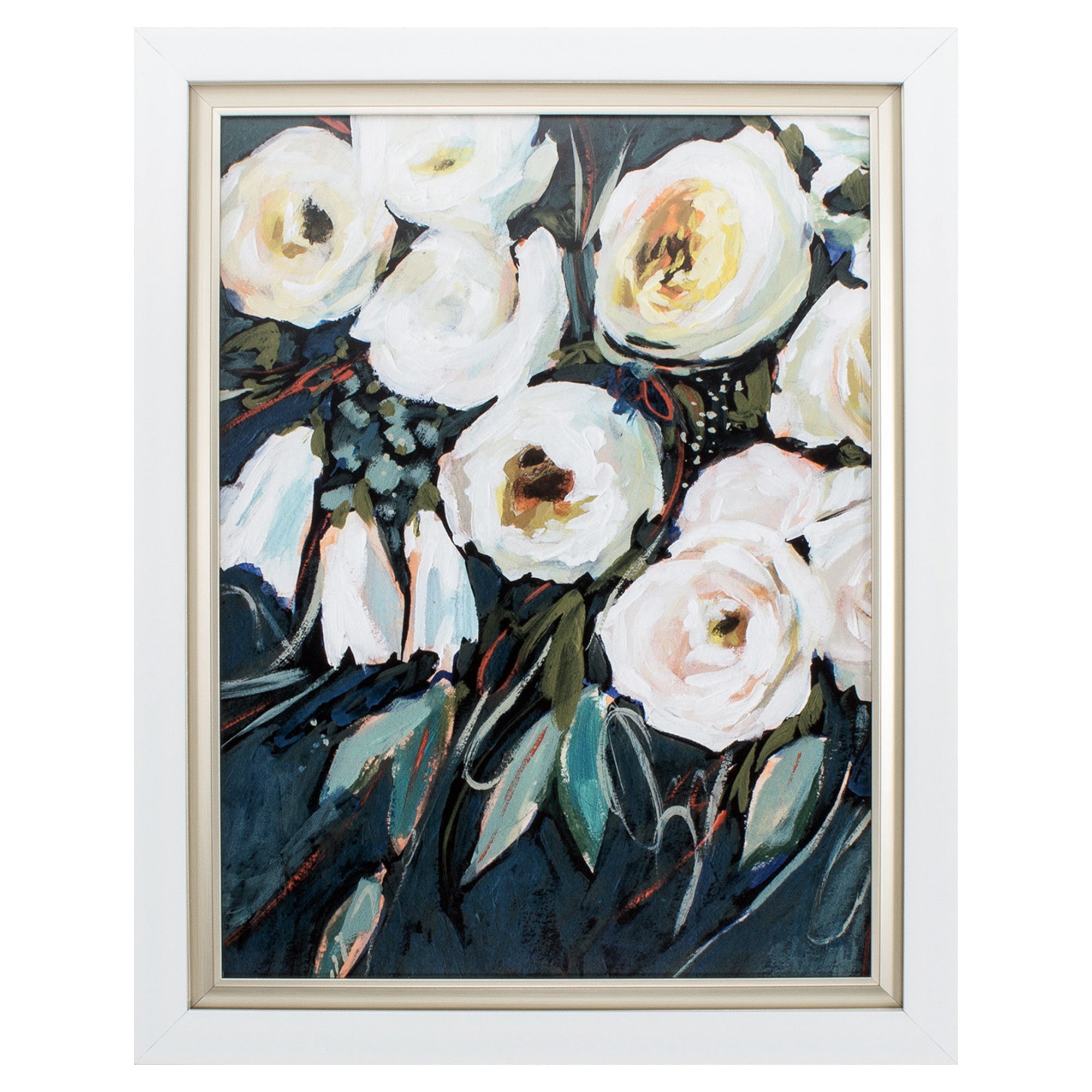 23" X 29" White Frame Milk And Honey I