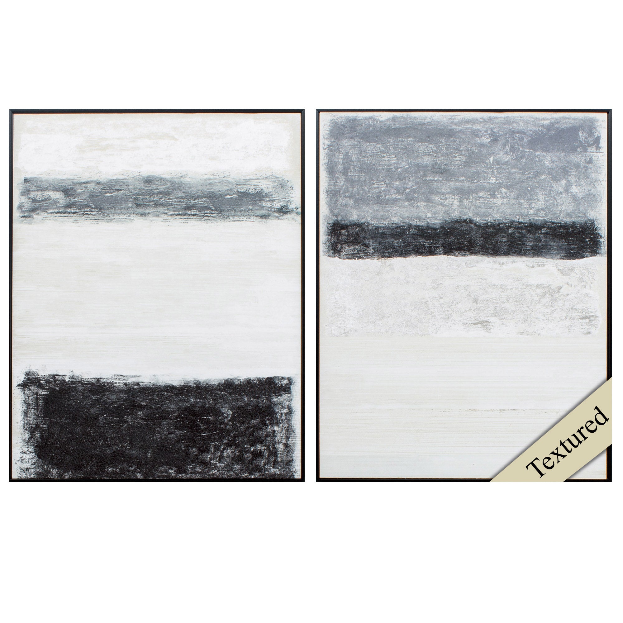 19" X 24" Dark Wood Toned Frame Clusters (Set of 2)