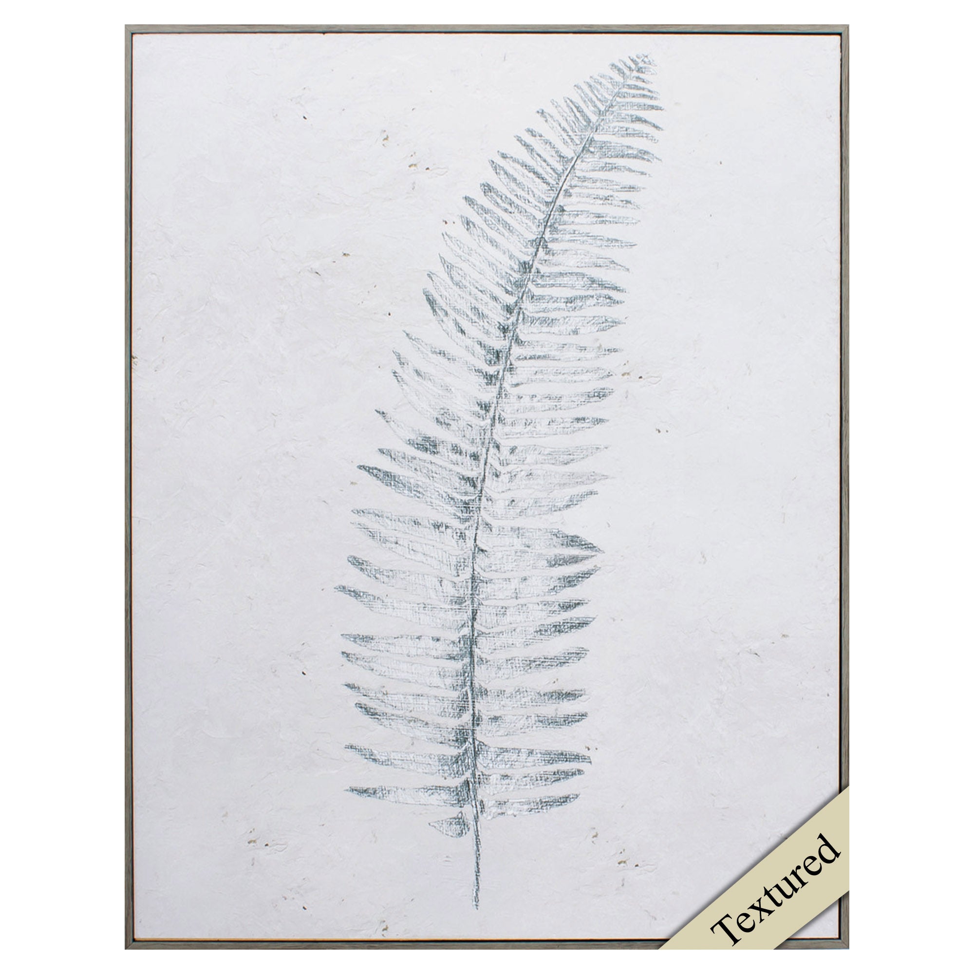 22" X 28" Woodtoned Frame Botanical Sketches I