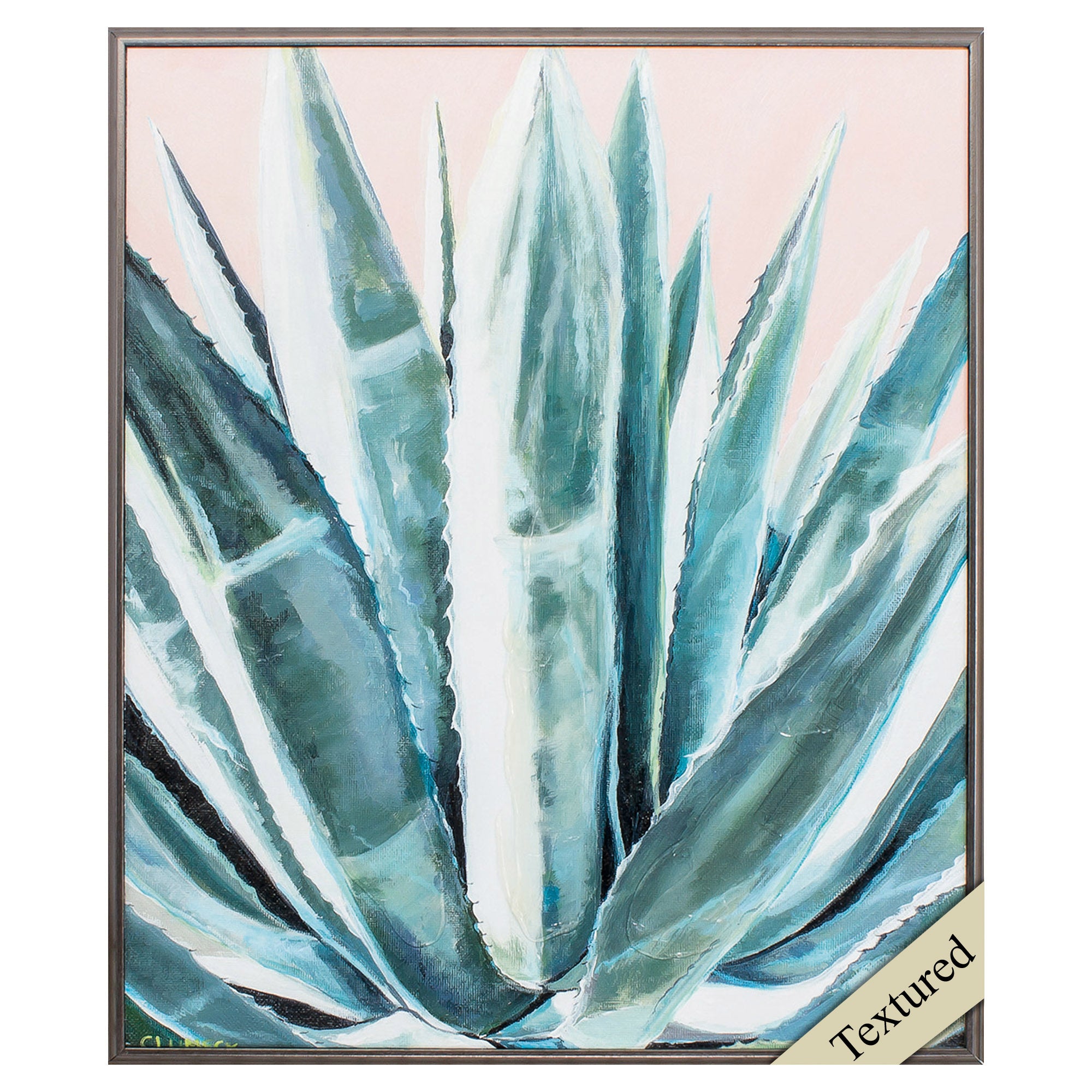 21" X 25" Gunmetal Gray Frame Laughter