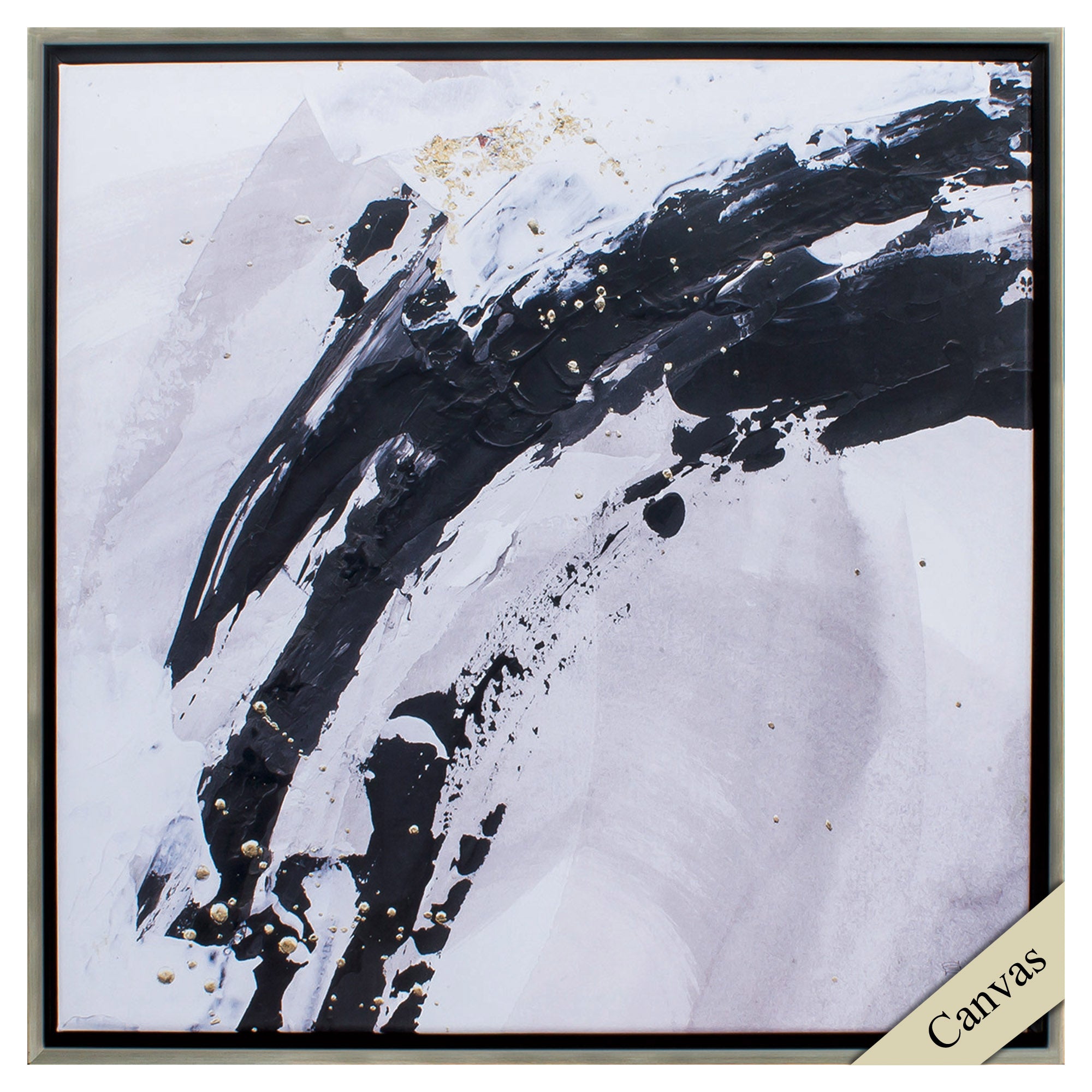 30" X 30" Silver Frame Galaxy I