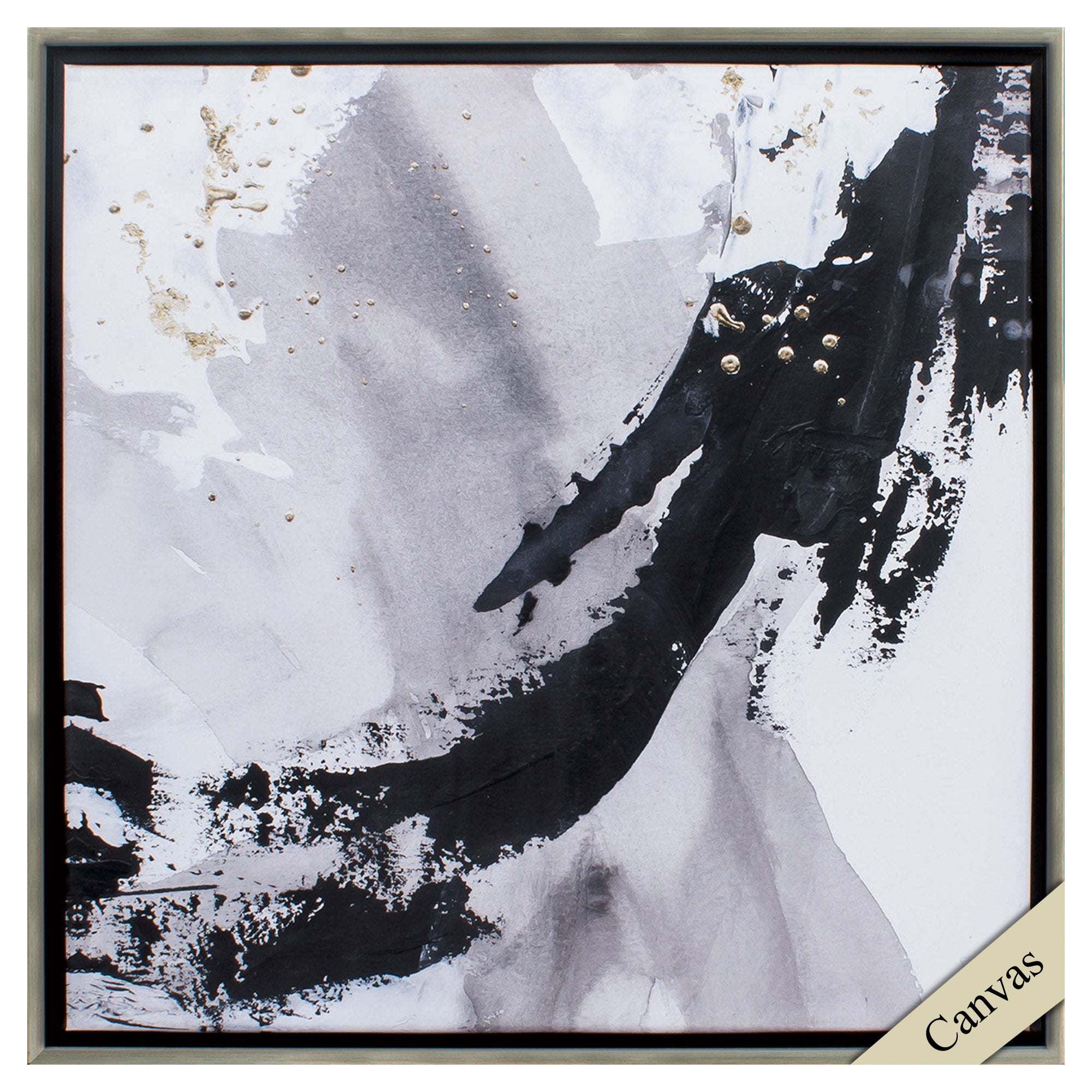 30" X 30" Silver Frame Galaxy II