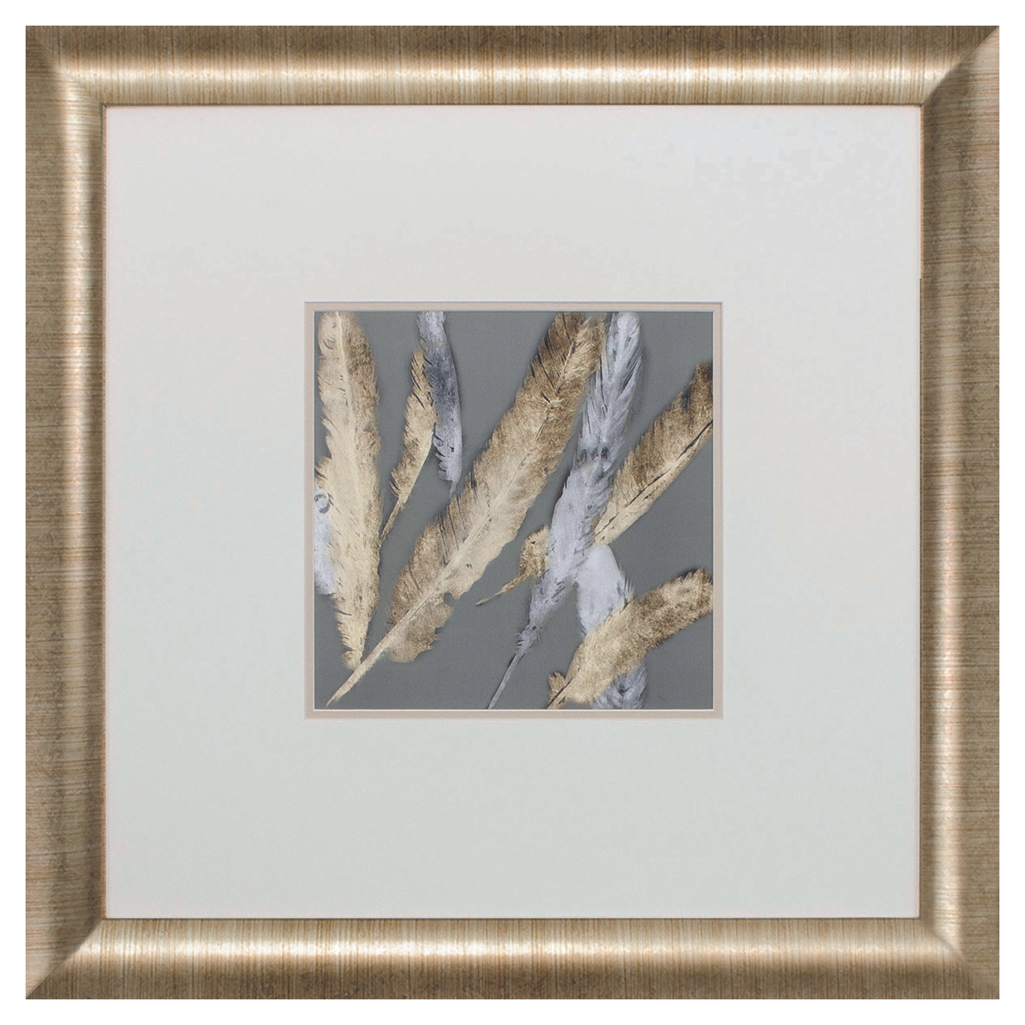 28" X 28" Gold Frame Icarus I