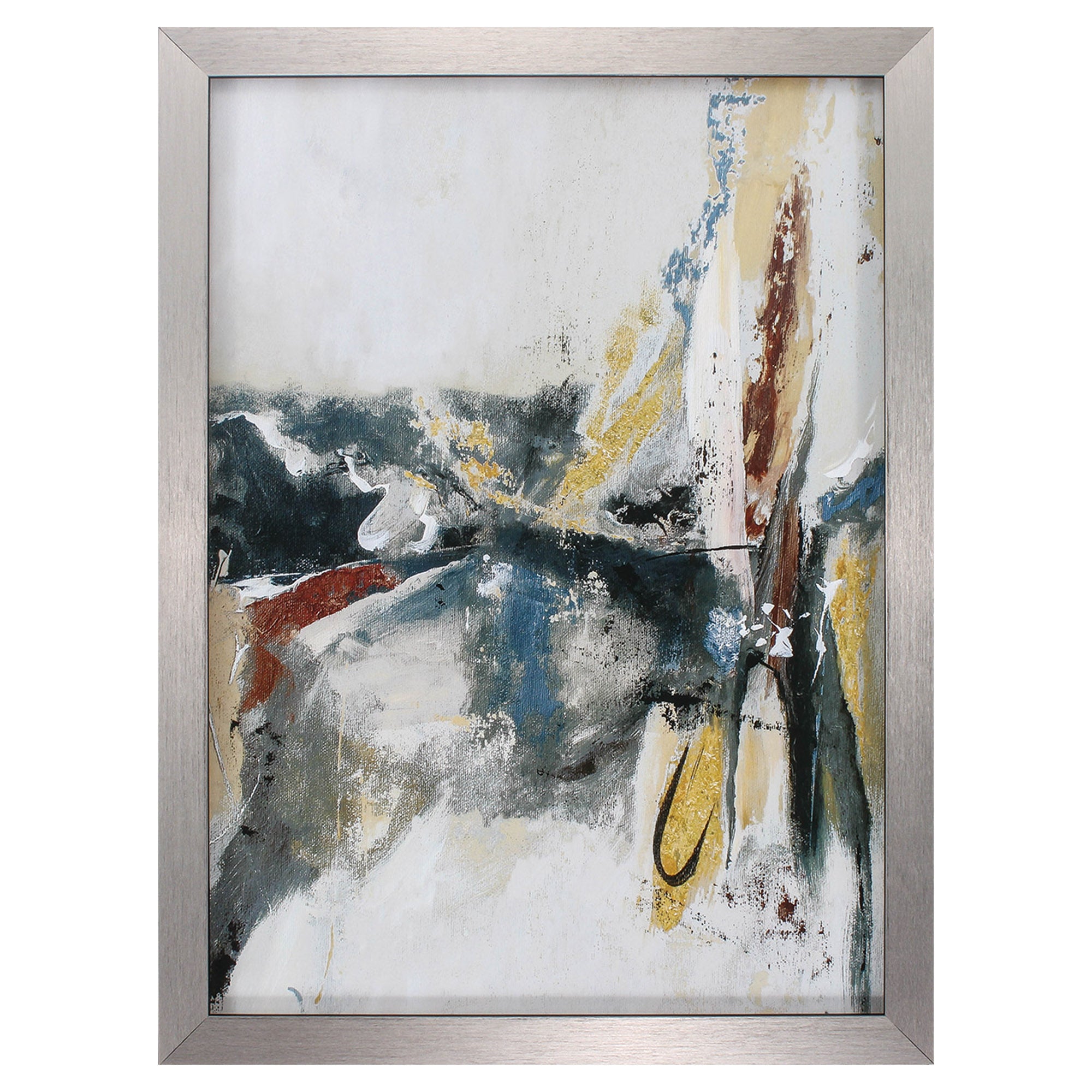 26" X 35" Silver Frame Hold Fast II