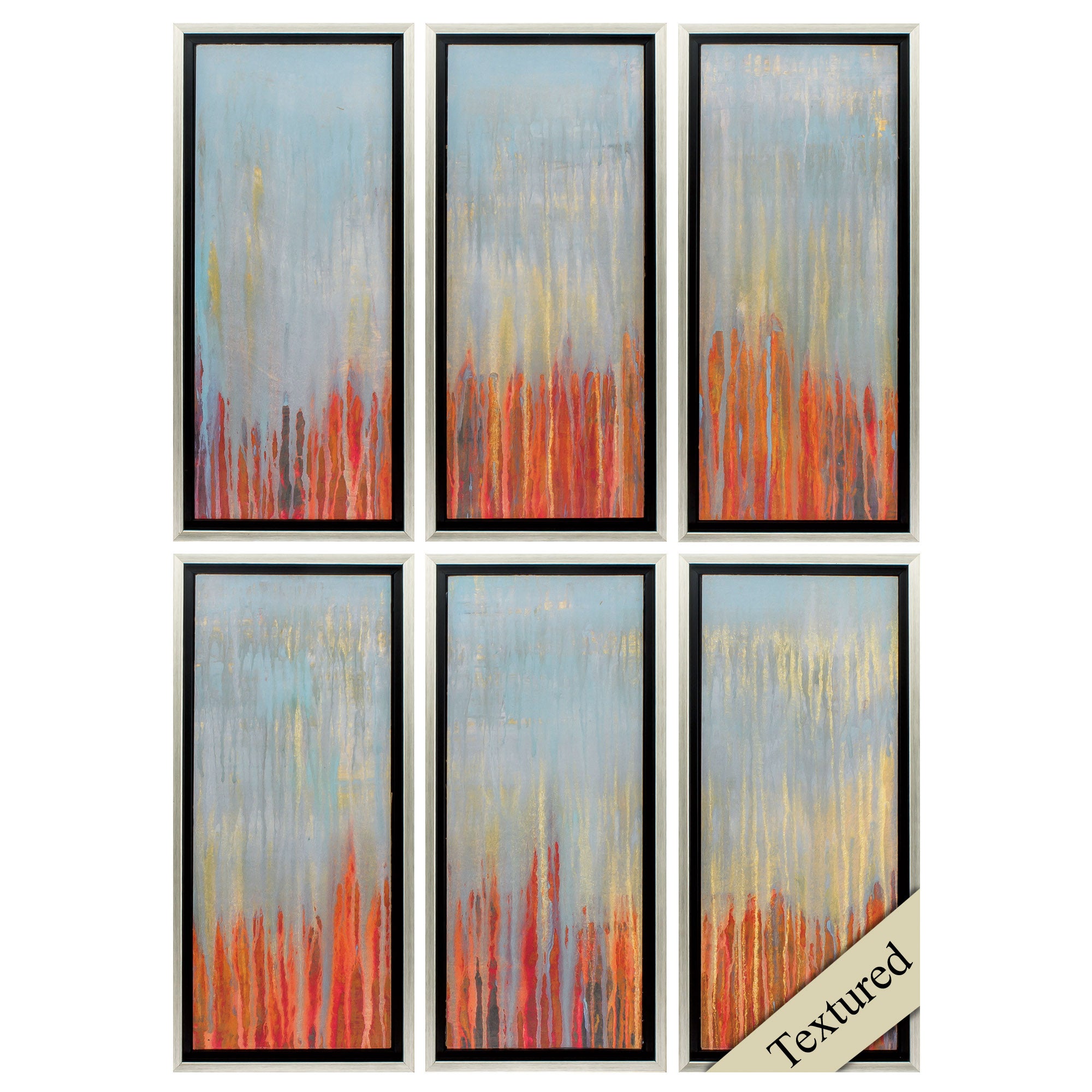 12" X 26" Silver Frame Memory (Set of 6)