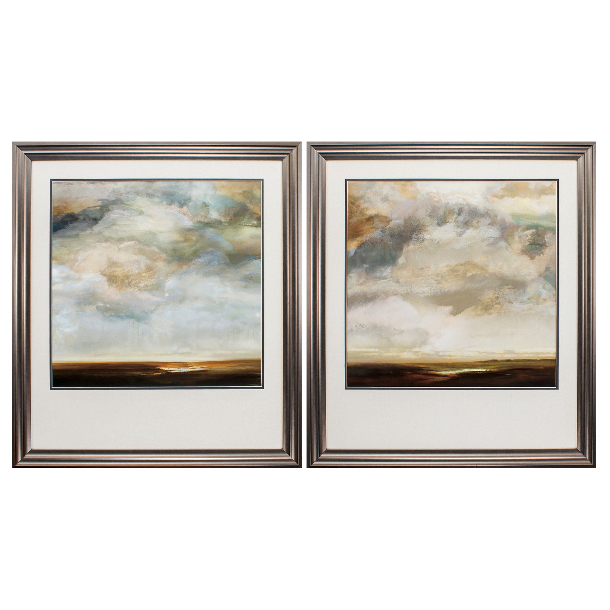 27" X 31" Gunmetal Gray Frame Roaming Moorlands (Set of 2)