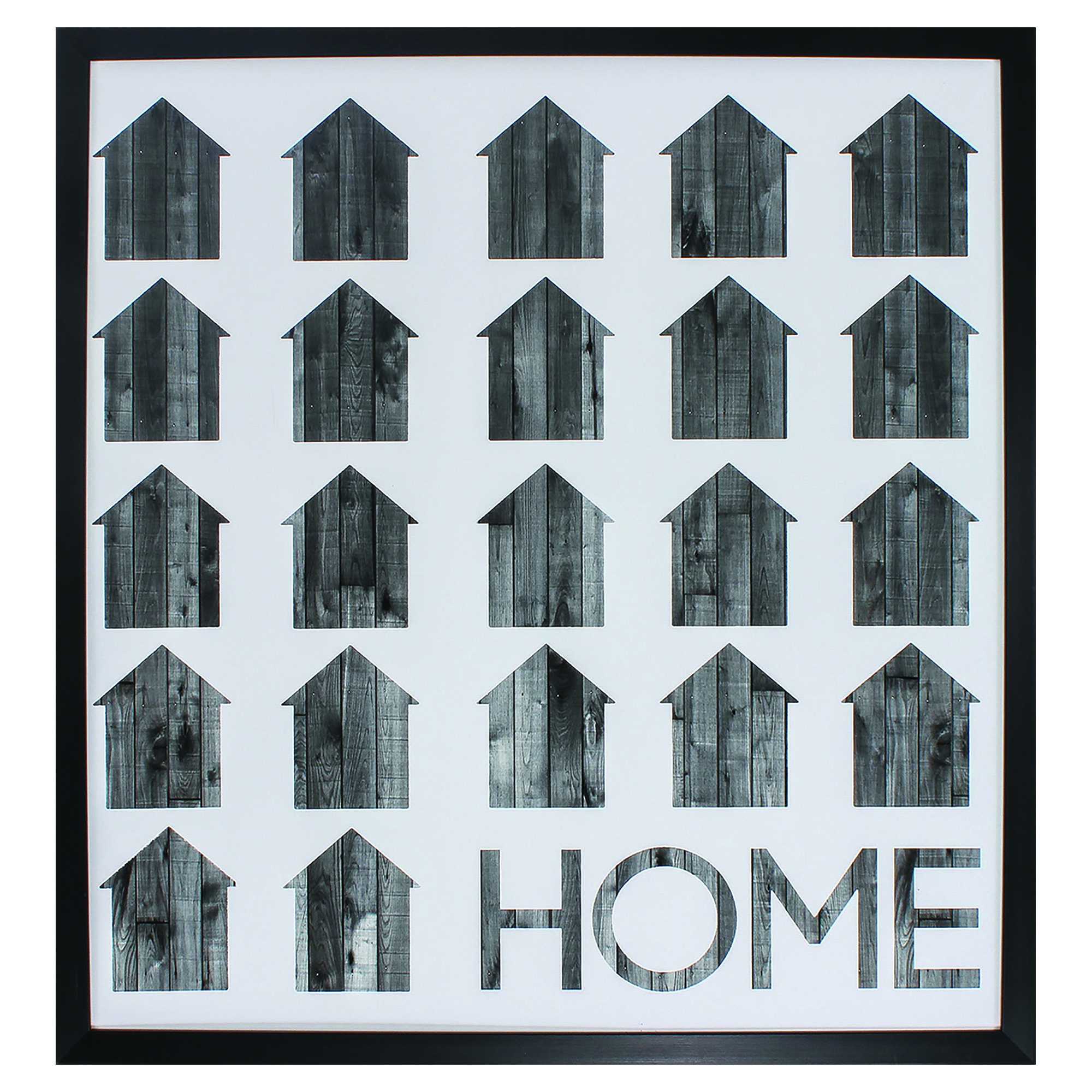 30" X 32" Dark Wood Toned Frame Simply Family I