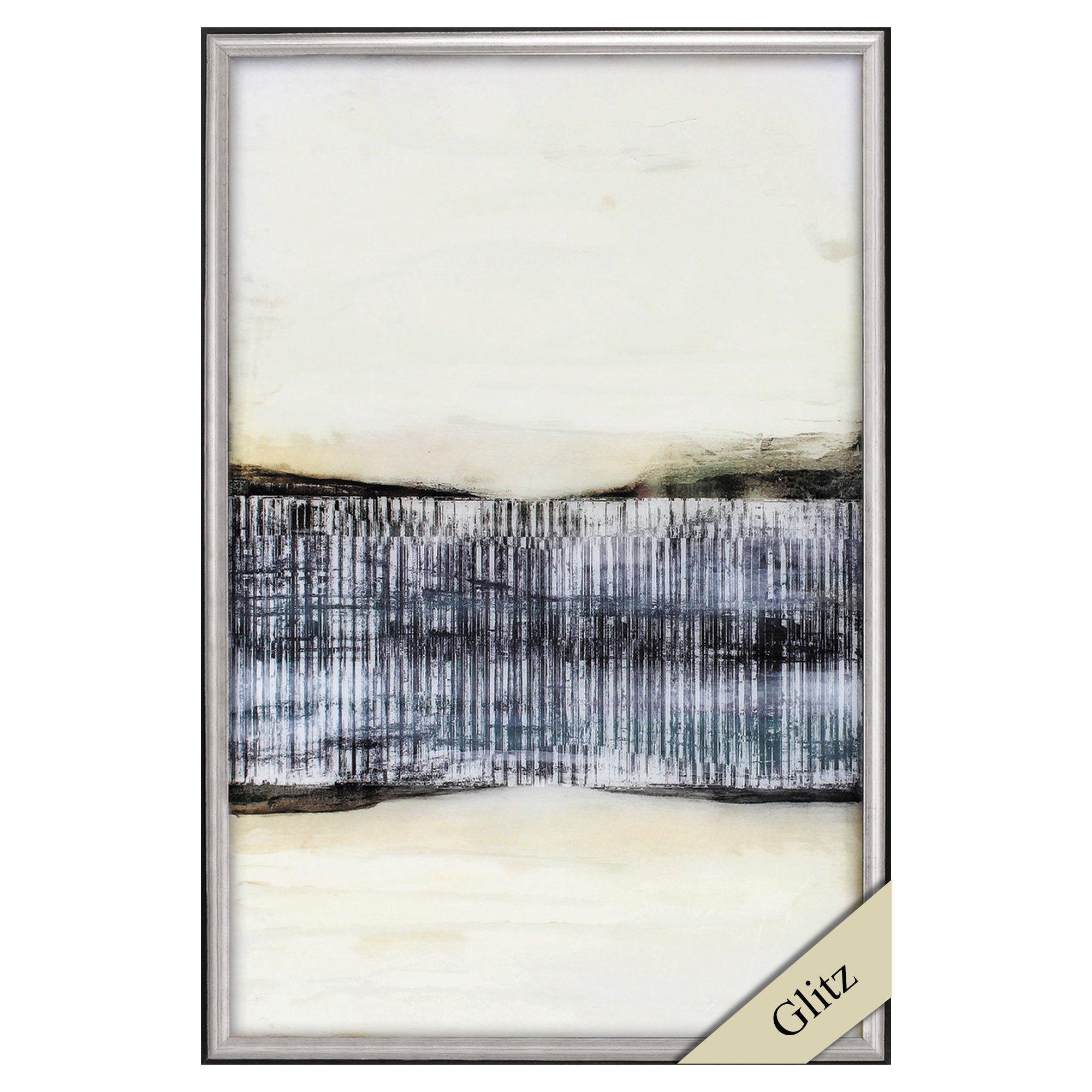 19" X 29" Silver Frame Divided Horizon I