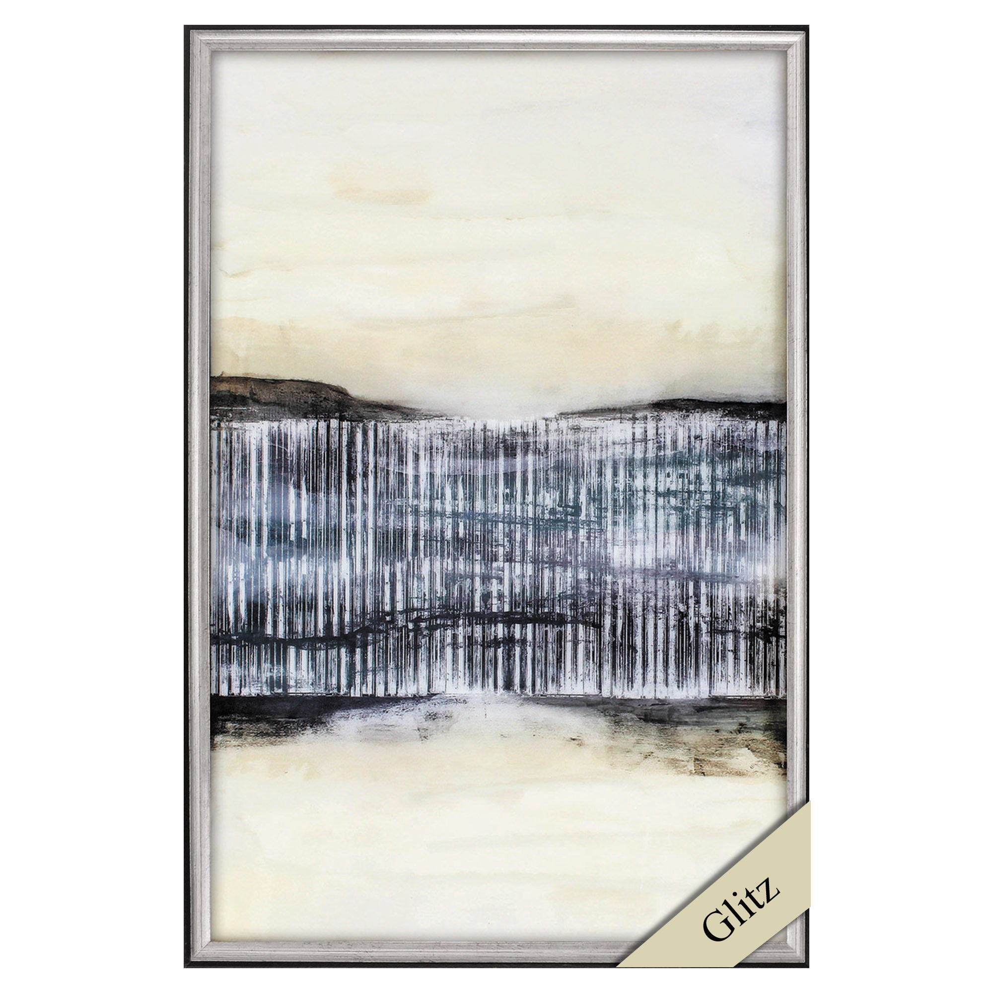 19" X 29" Silver Frame Divided Horizon II