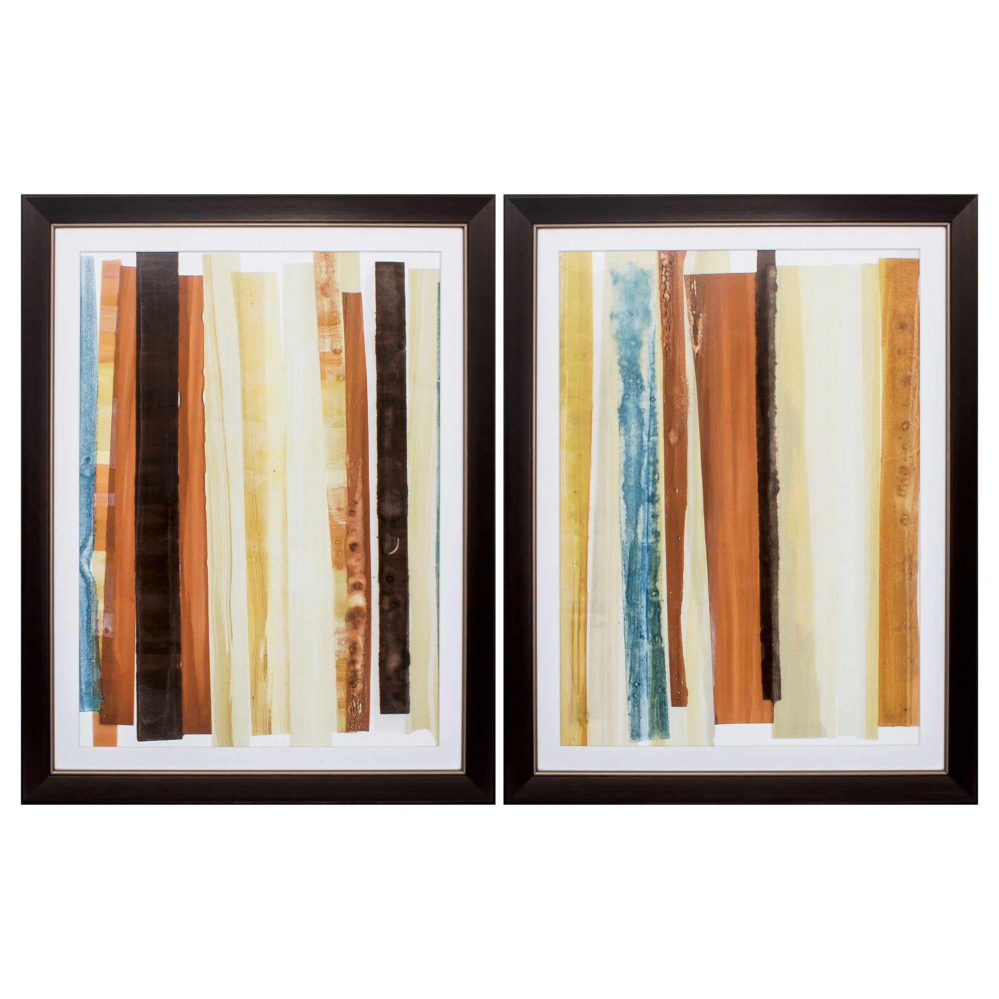 21" X 27" Brown Frame Evanescence 5 (Set of 2)