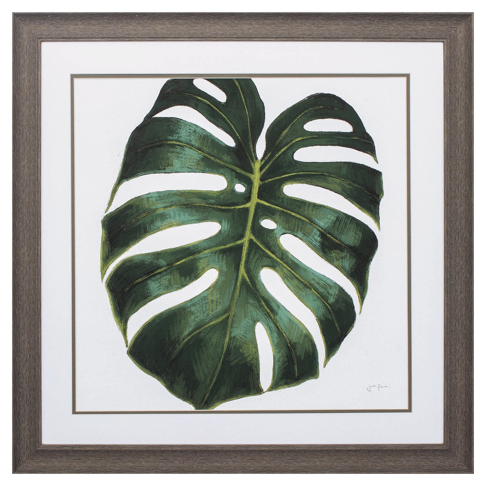 27" X 27" Distressed Wood Toned Frame Welcome To Paradise XIII