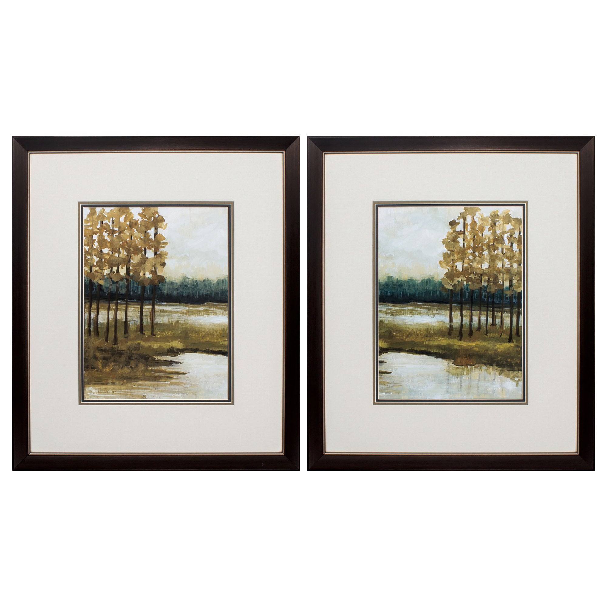 24" X 28" Metallic Bronze Frame Etoile (Set of 2)
