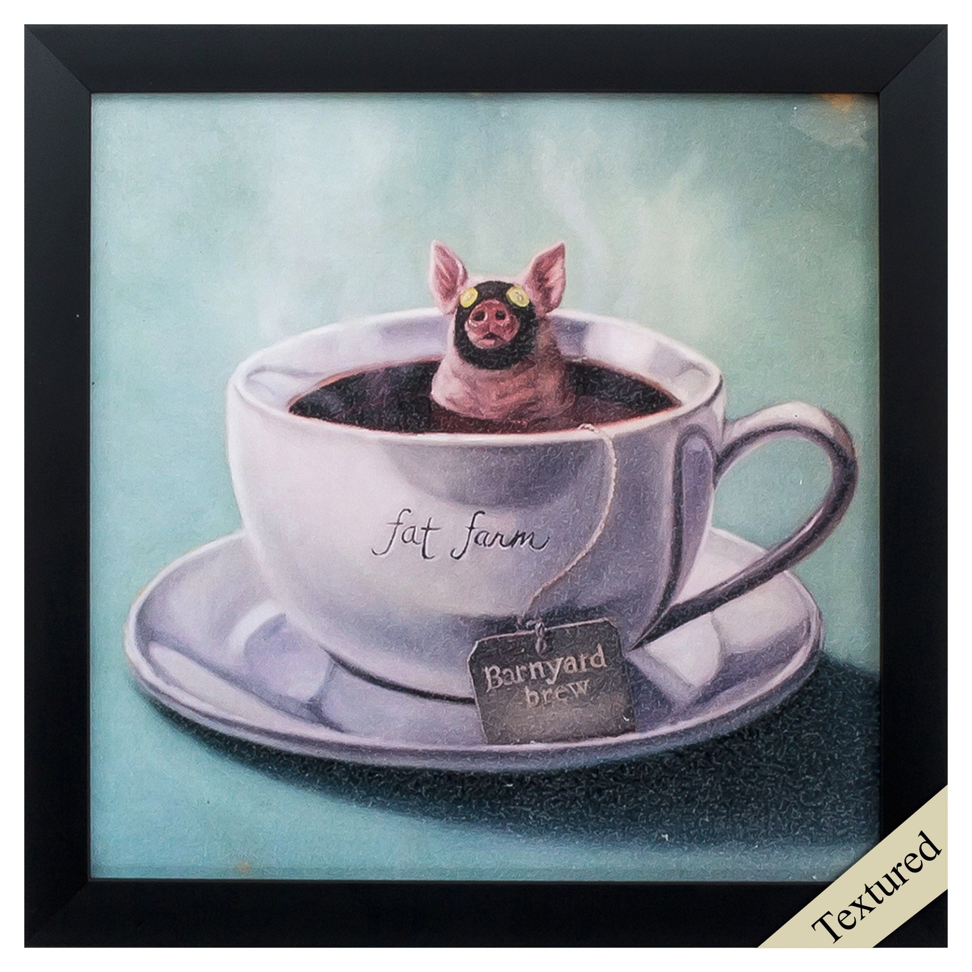 11" X 11" Black Frame Herbal Detox