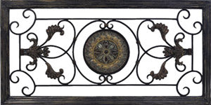 36" X 18" Metal Scroll Frame
