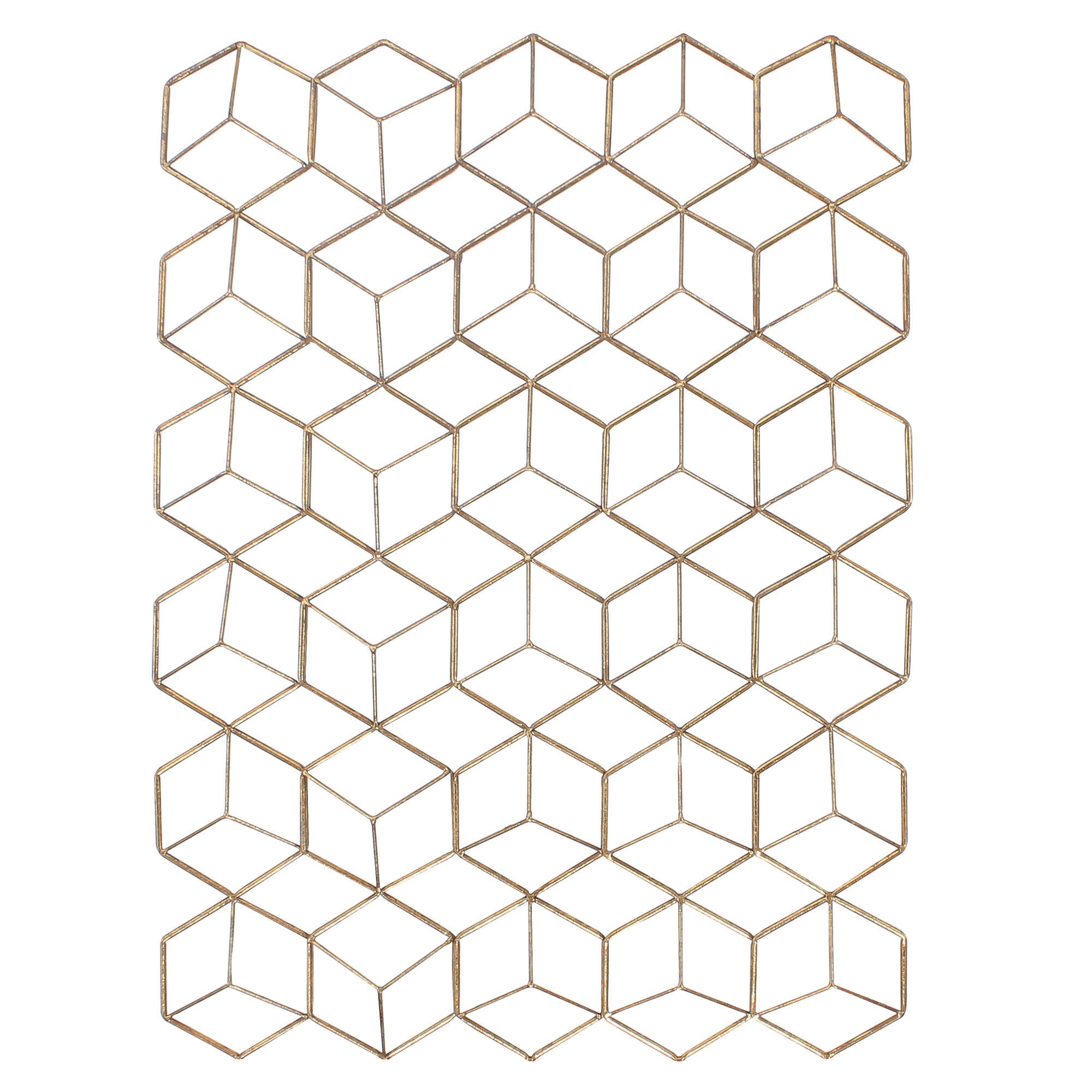 24" X 34" Gold Illusion