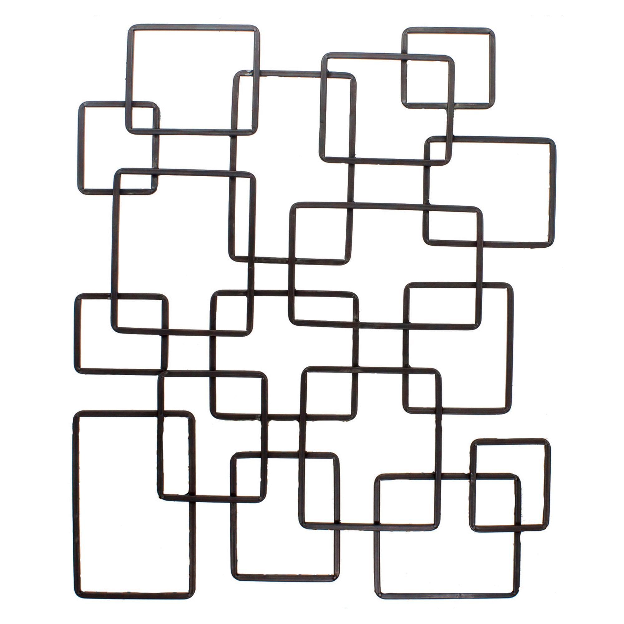 30" X 36" Geo Bronze Metalwork