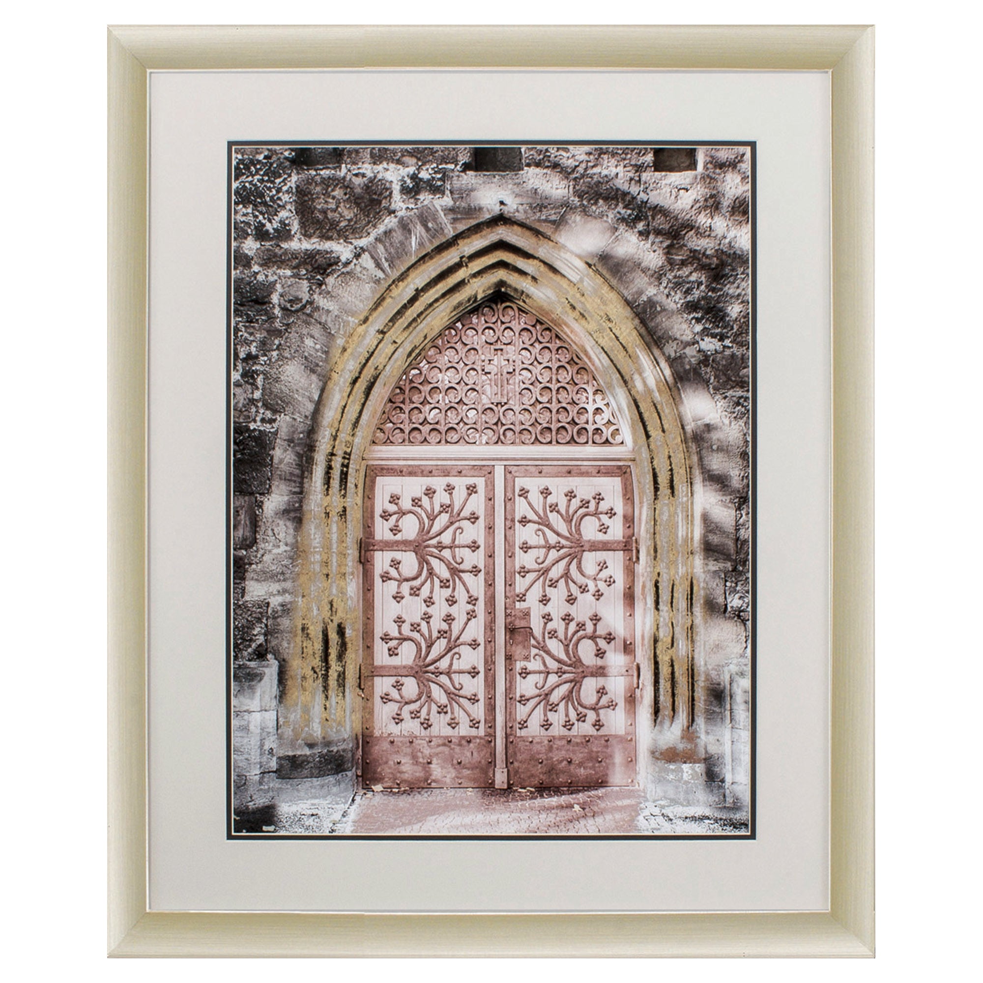 26" X 32" Champagne Gold Color Frame  Door II