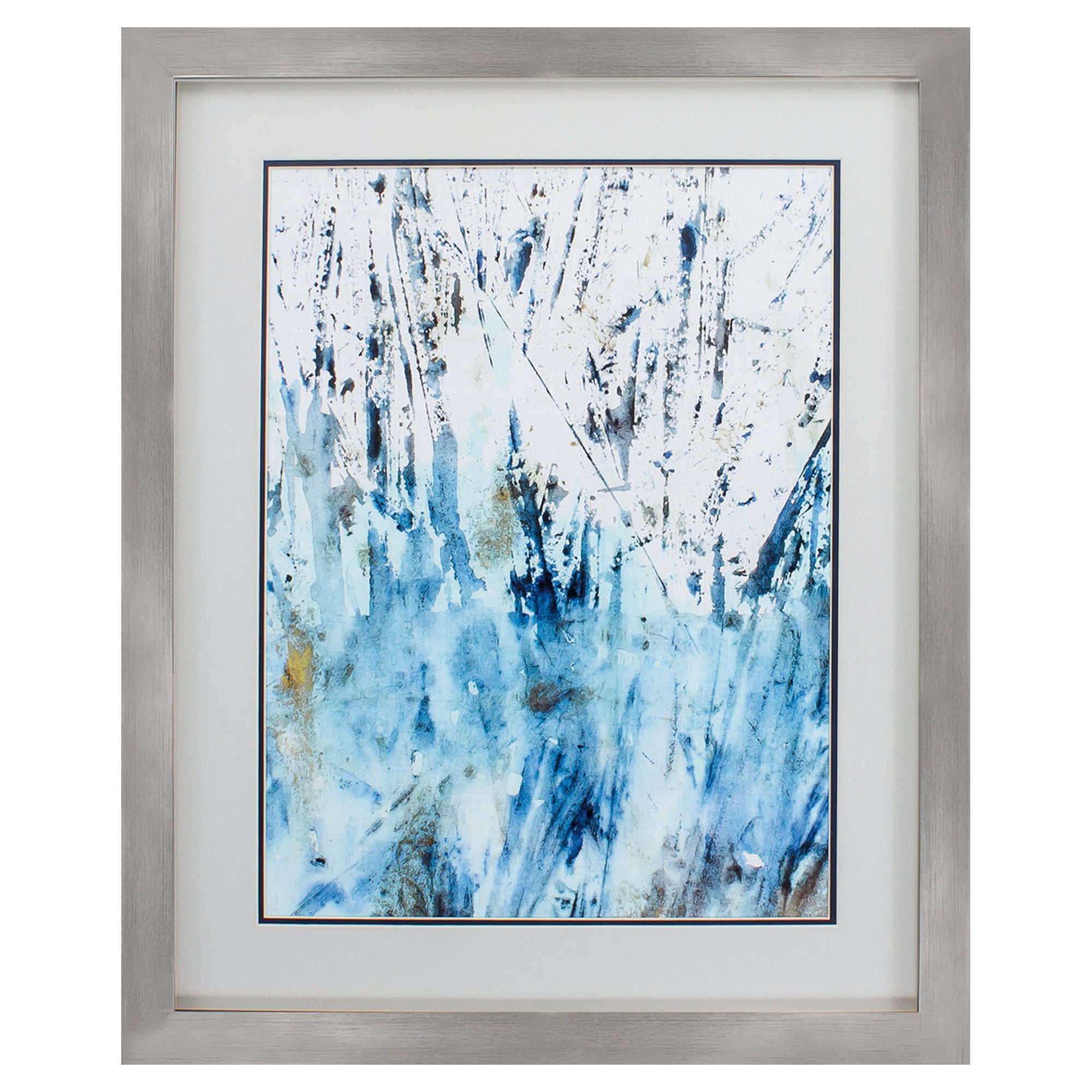 26" X 32" Silver Frame Waters Edge I