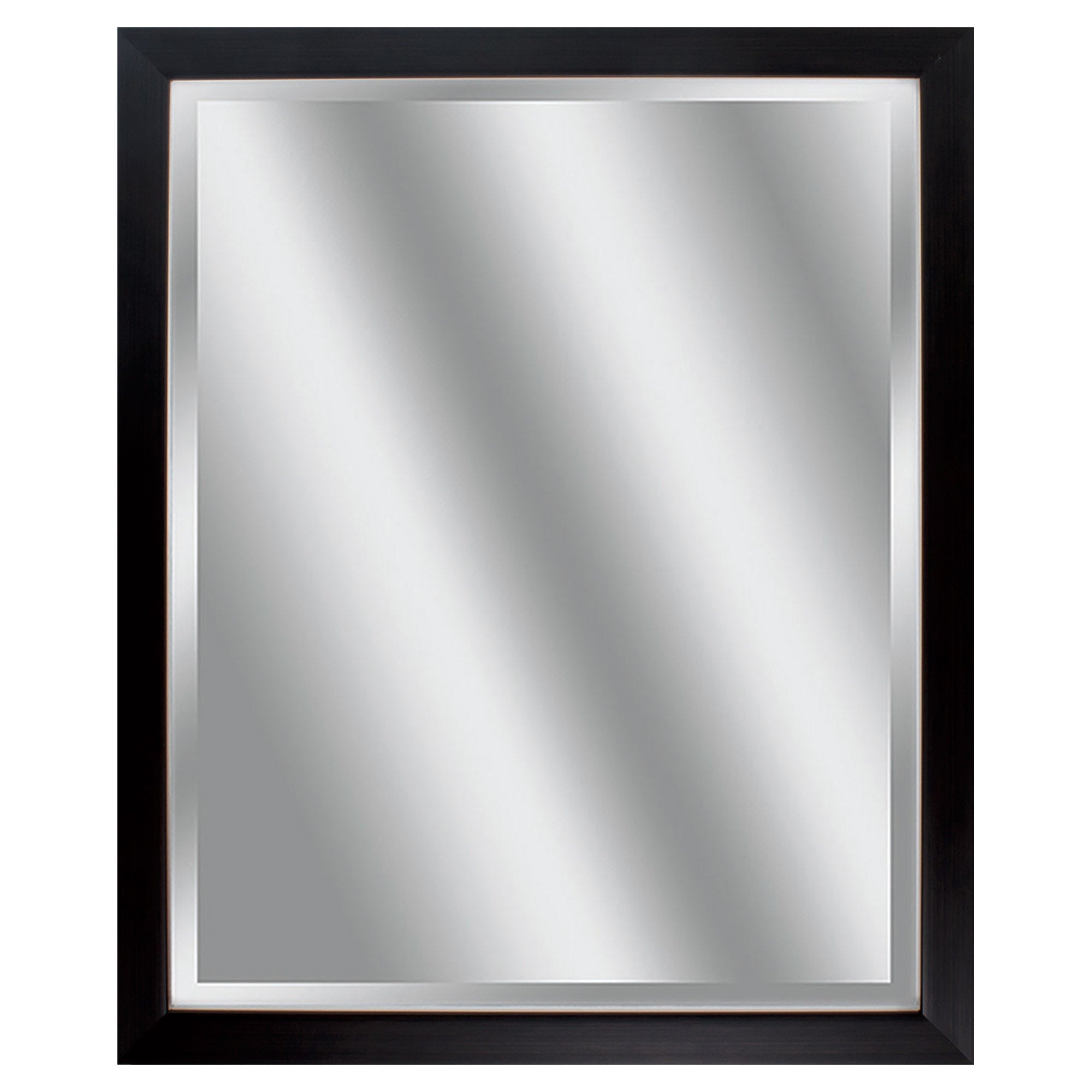 26" X 32" Woodtoned Frame Beveled Mirror