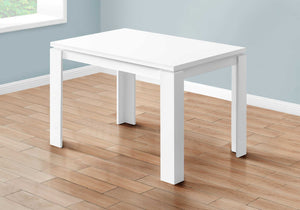 48" X 32" X 30.5 " White Dining Table