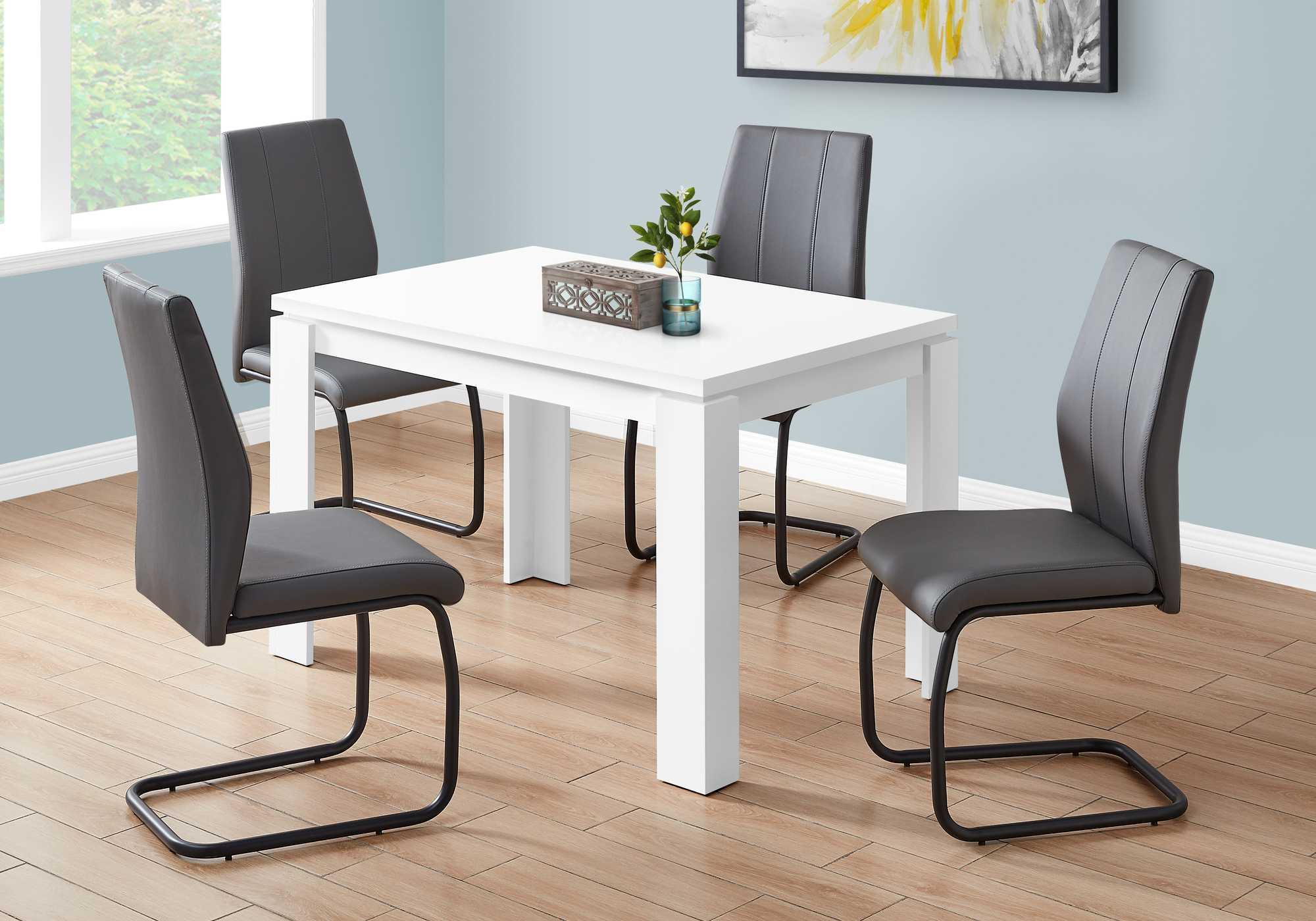 48" X 32" X 30.5 " White Dining Table