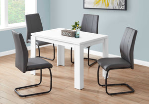 48" X 32" X 30.5 " White Dining Table