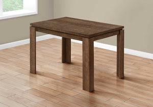 48" X 32" X 30.5 " Brown Reclaimed Wood-Look Dining Table