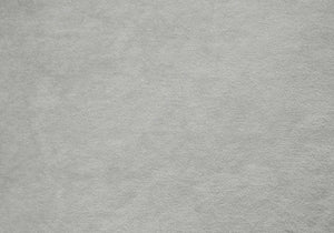 82.75" X 45.25" X 49.75" Light Grey Velvet With Chrome Trim Twin Bed