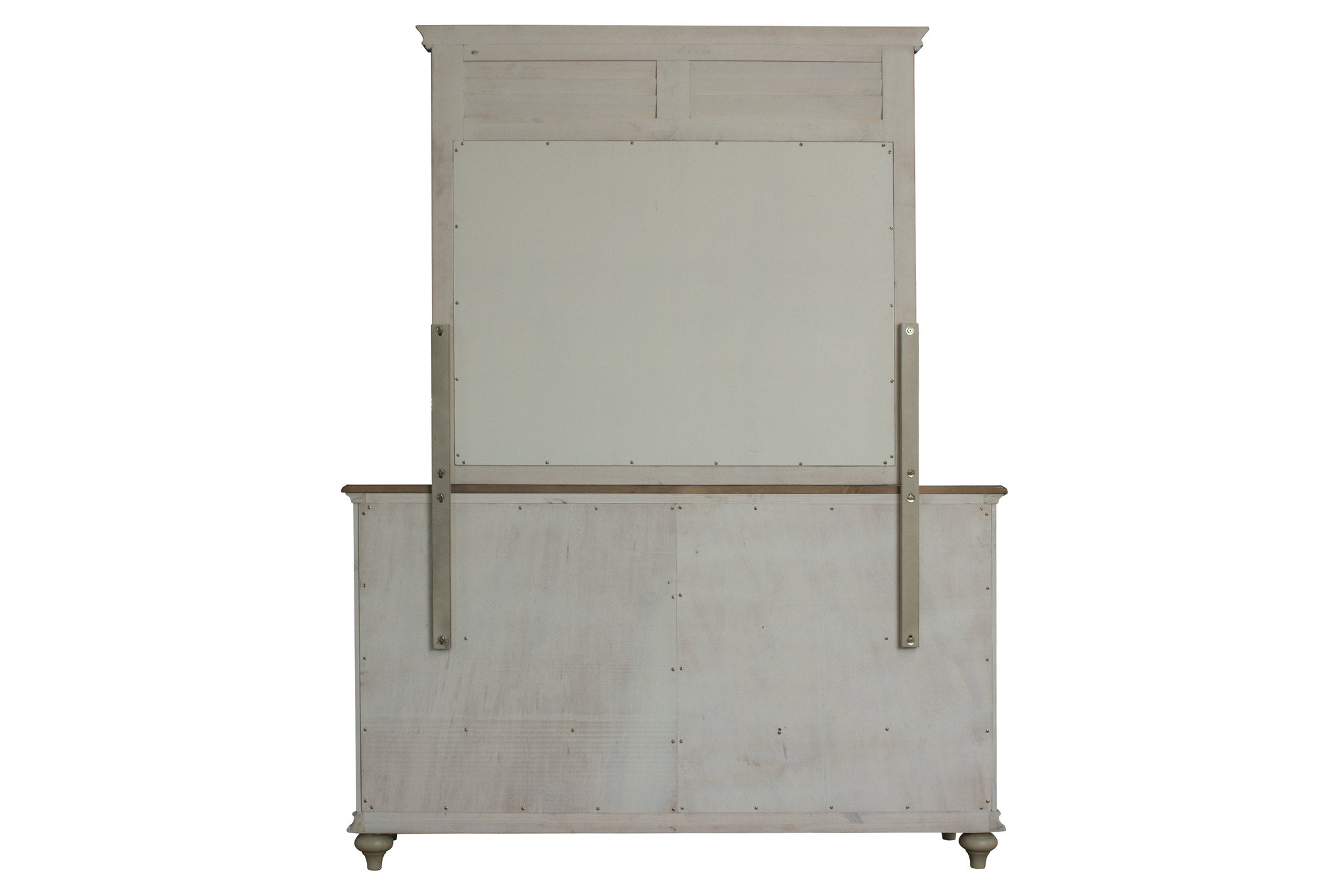 65" x 19" x 38" Two ToneSolid WoodDresser