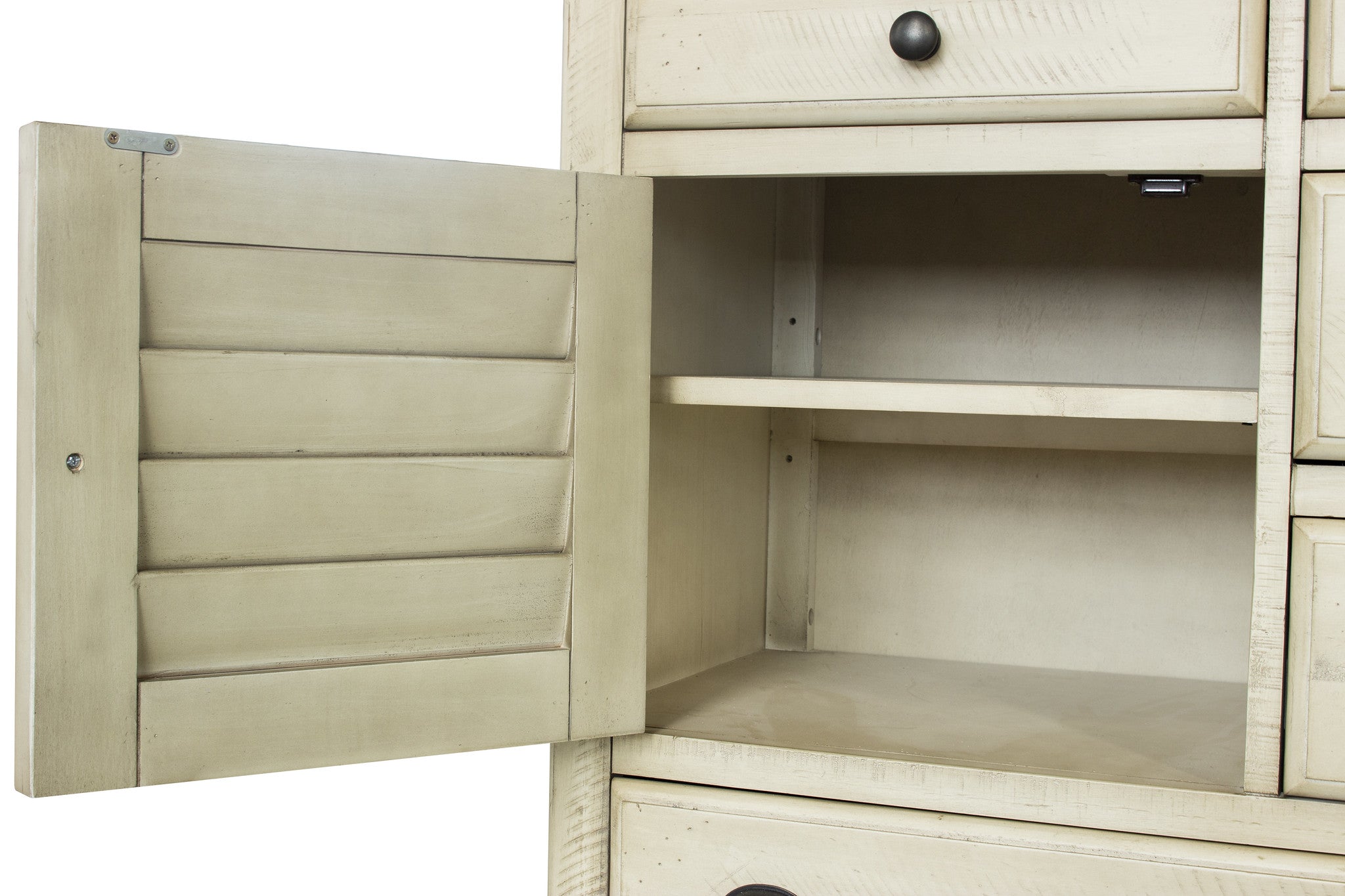 65" x 19" x 38" Two ToneSolid WoodDresser