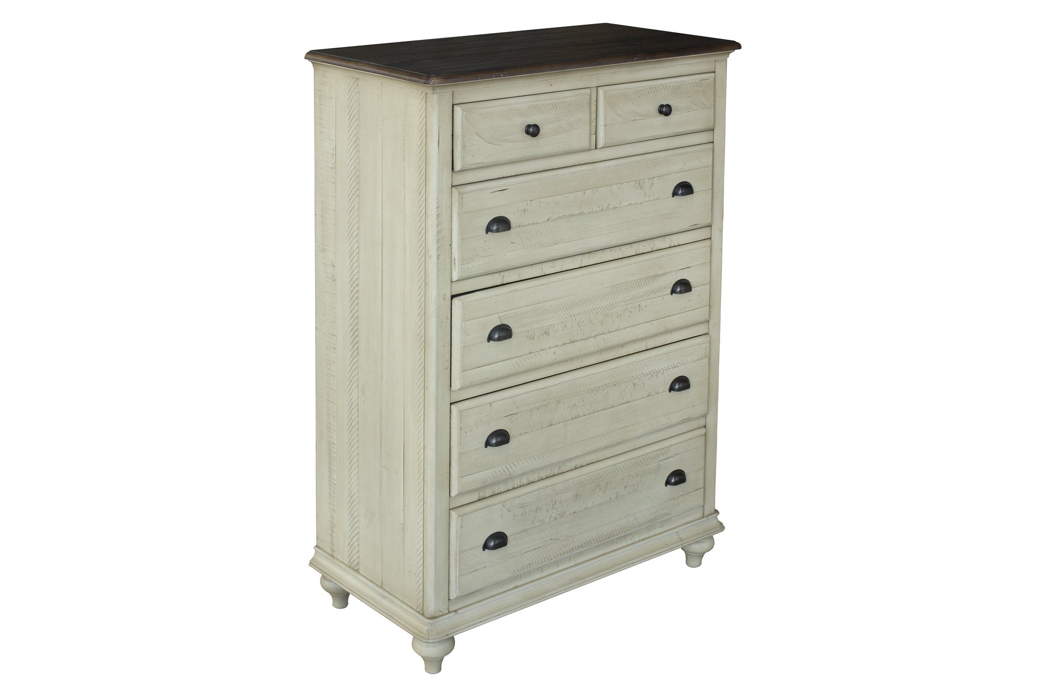 39" x 20" x 56" Two ToneSolid WoodChest