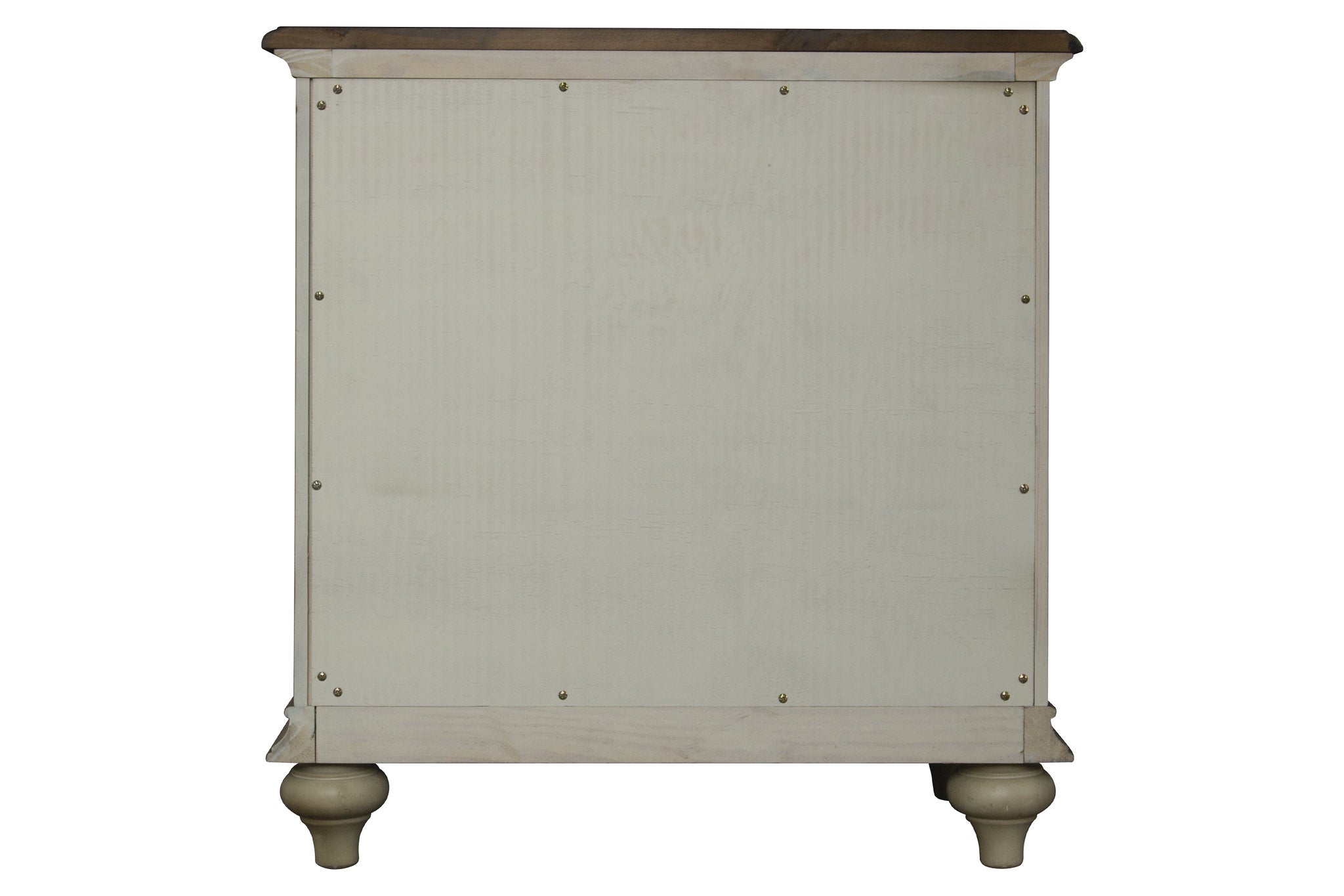 29" x 17" x 30" Two ToneSolid WoodDoor Nightstand