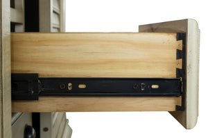 72" x 18" x 32" Two ToneSolid WoodMedia
