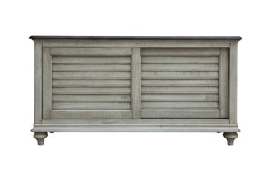 56" x 18" x 32" Two ToneSolid WoodMedia