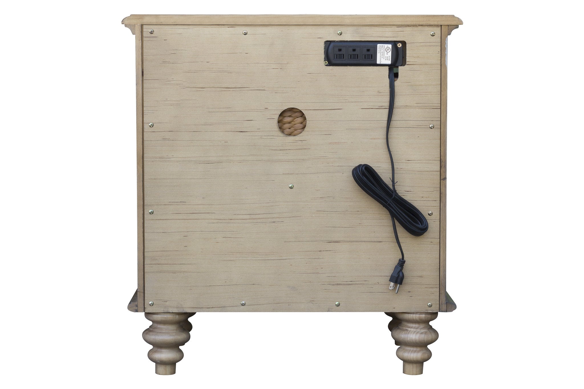26" x 17" x 28" WoodBasket Nightstand