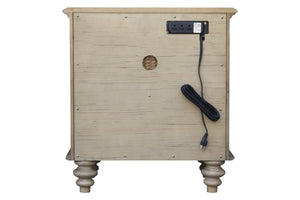 26" x 17" x 28" WoodBasket Nightstand
