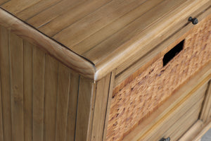 26" x 17" x 28" WoodBasket Nightstand