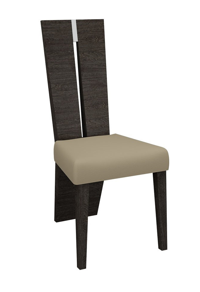 Contemporary Sleek Gray  Dining Chair