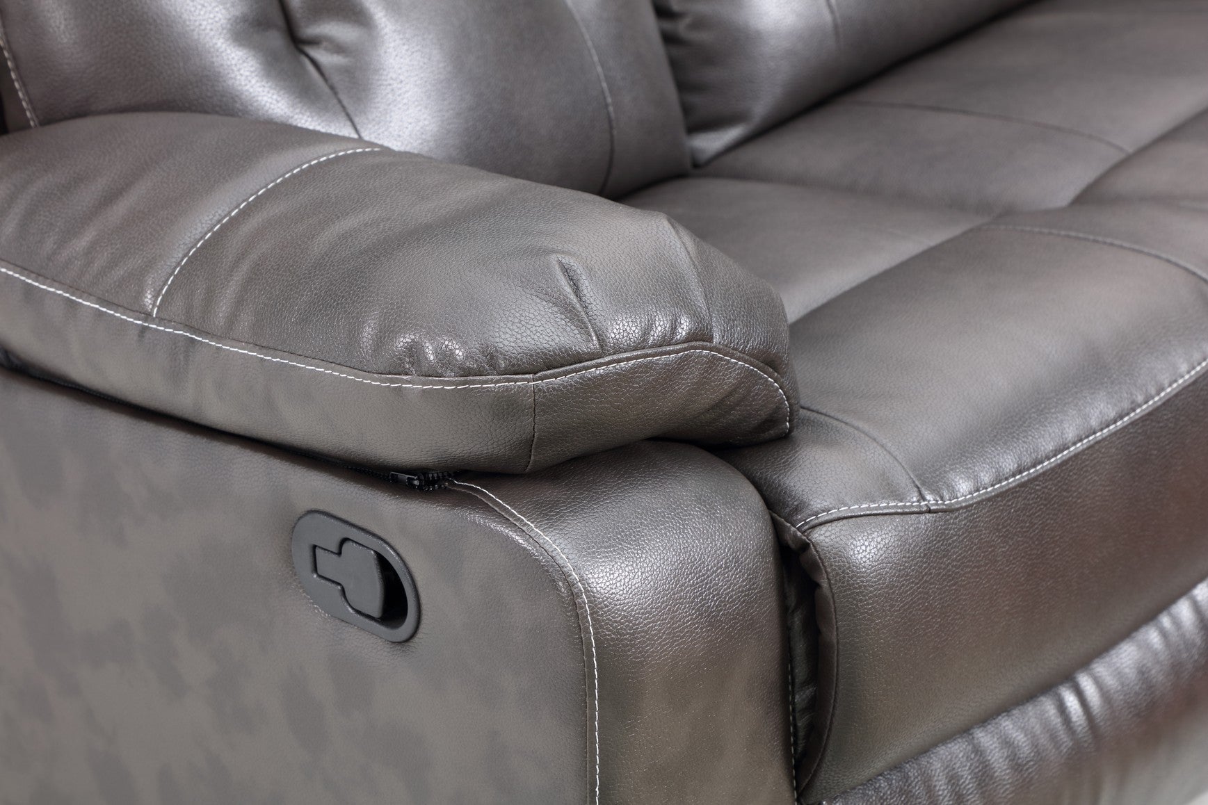 80" X 80" X 40" Dark Gray  Sectional