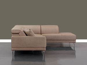 117" X 50" X 30" Beige  RAF Sectional