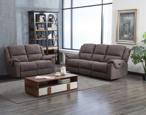149" X 74" X 78" Gray  Power Reclining Sofa Love