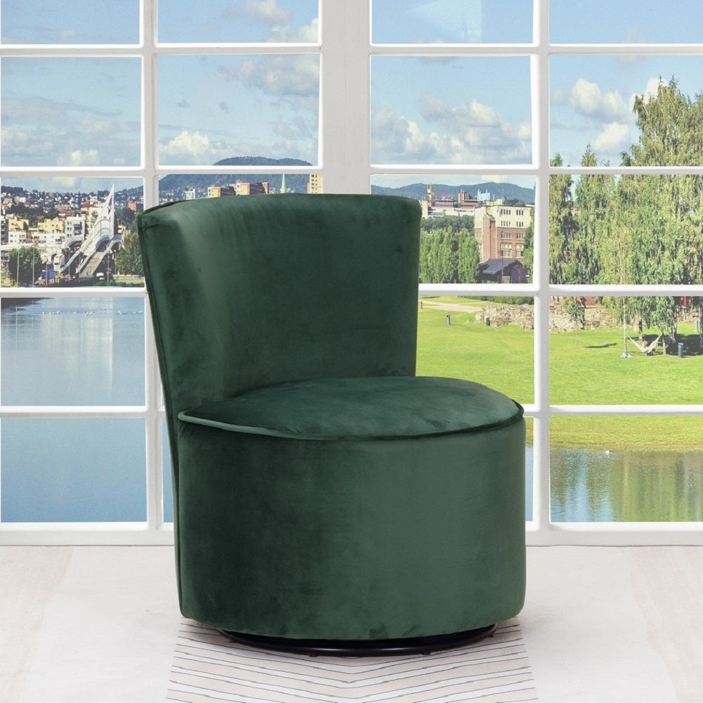 29" X 29" X 41" Green Accent Chair