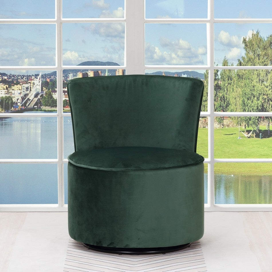 29" X 29" X 41" Green Accent Chair