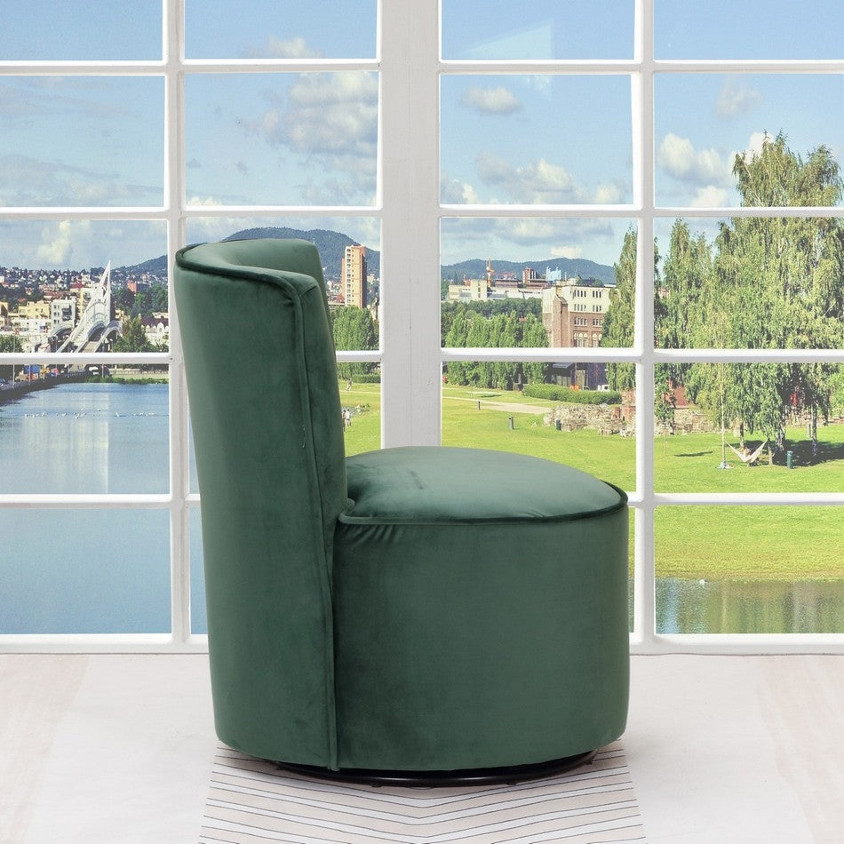 29" X 29" X 41" Green Accent Chair