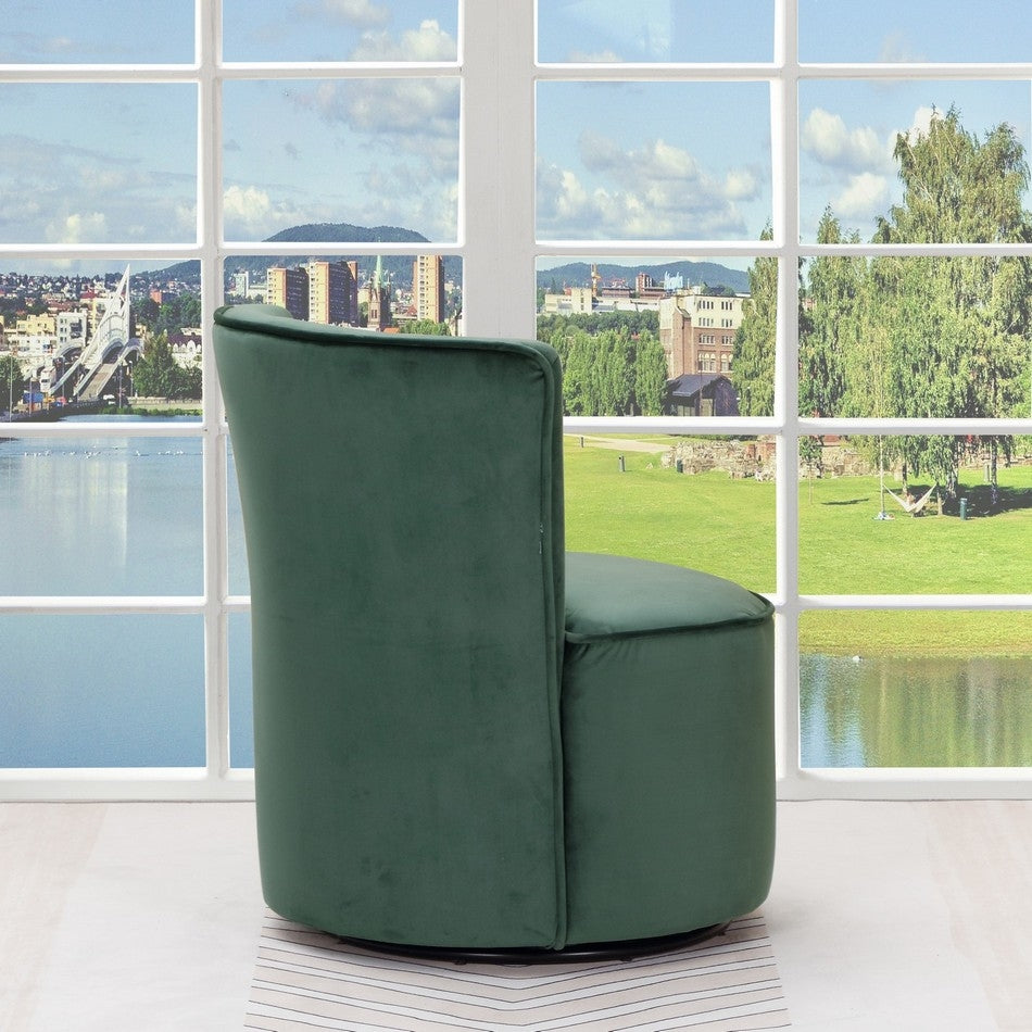 29" X 29" X 41" Green Accent Chair