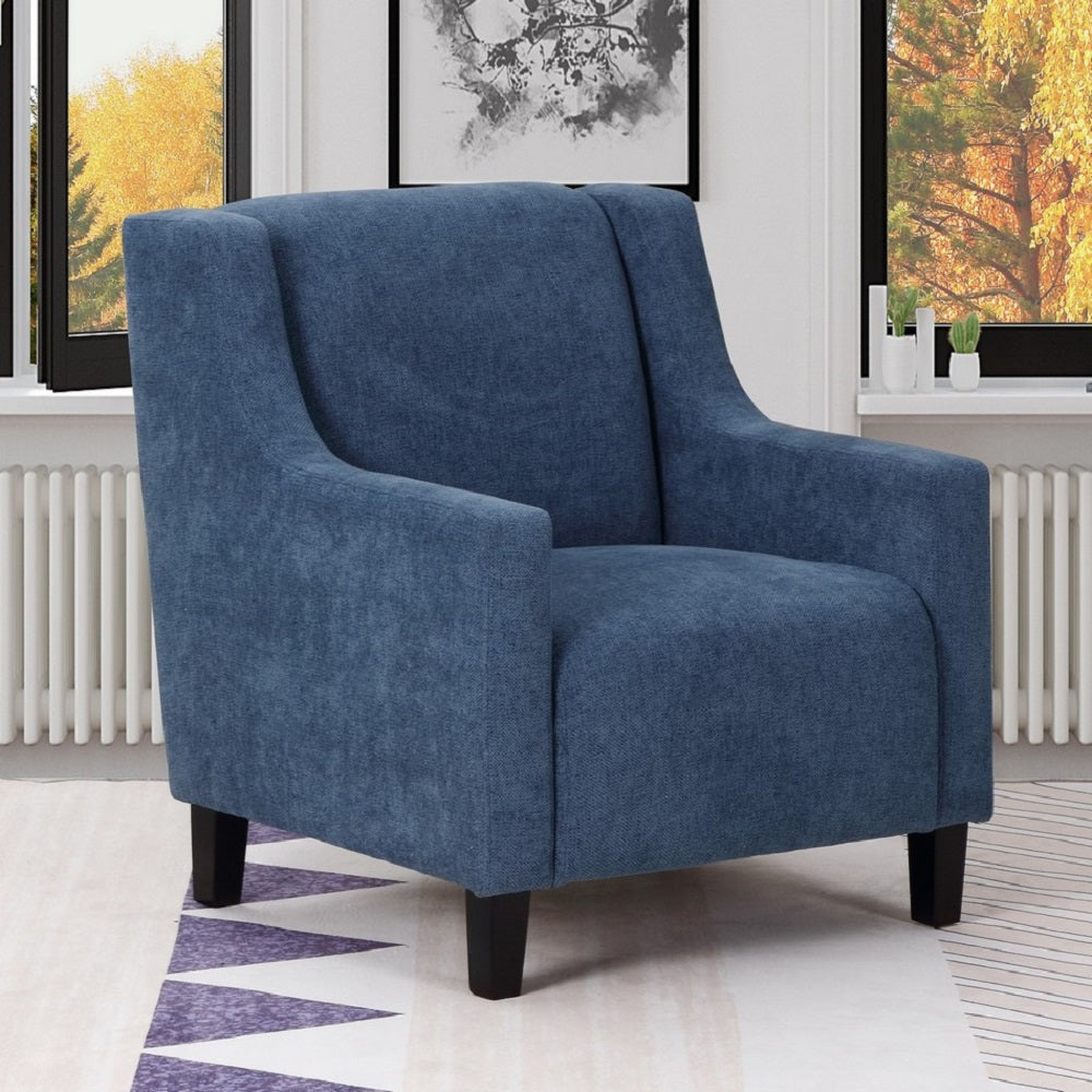 29" X 30" X 35" Blue Accent Chair
