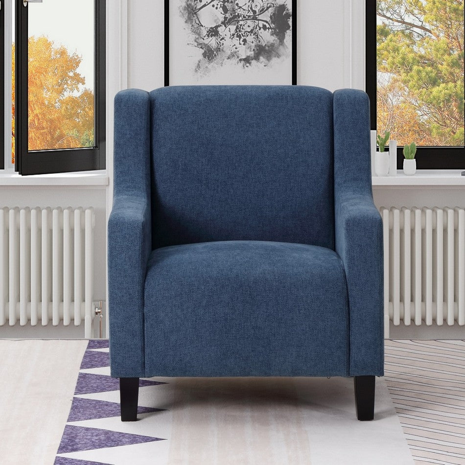 29" X 30" X 35" Blue Accent Chair