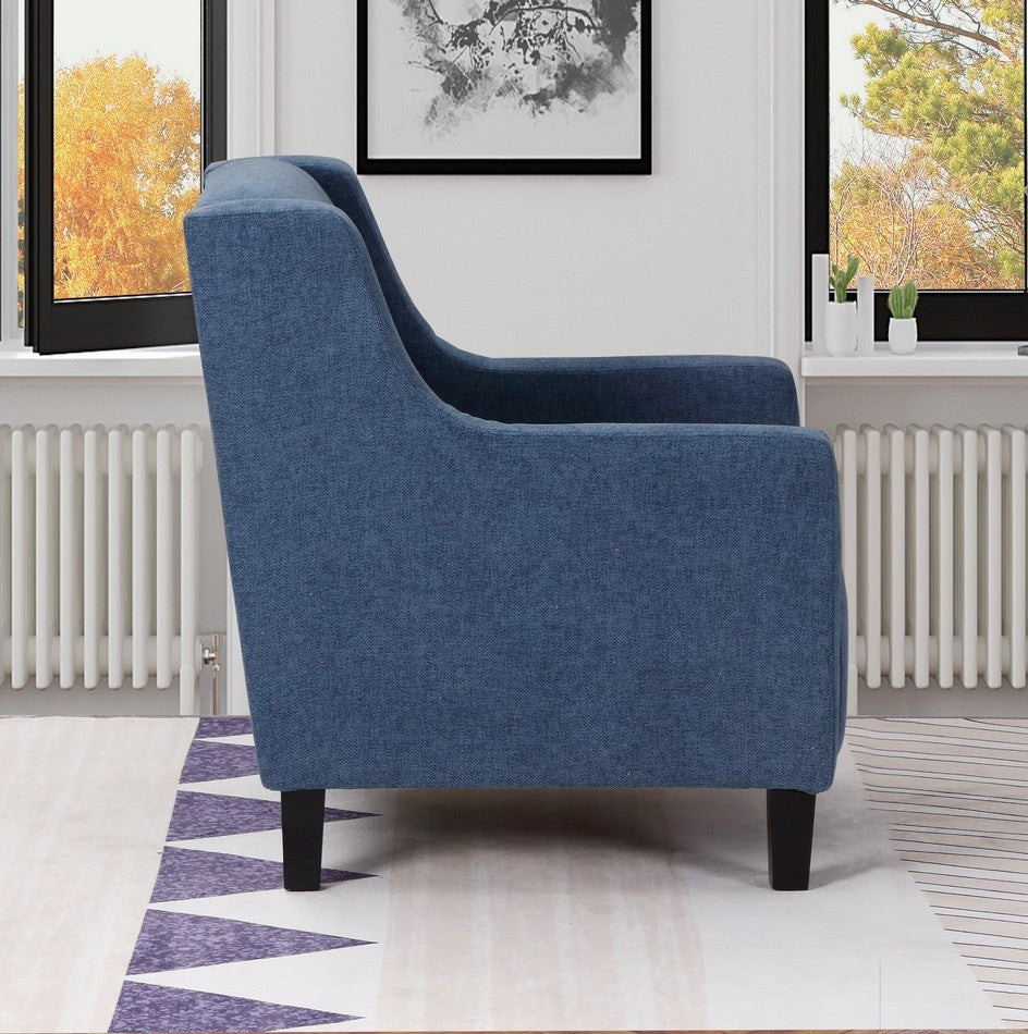29" X 30" X 35" Blue Accent Chair