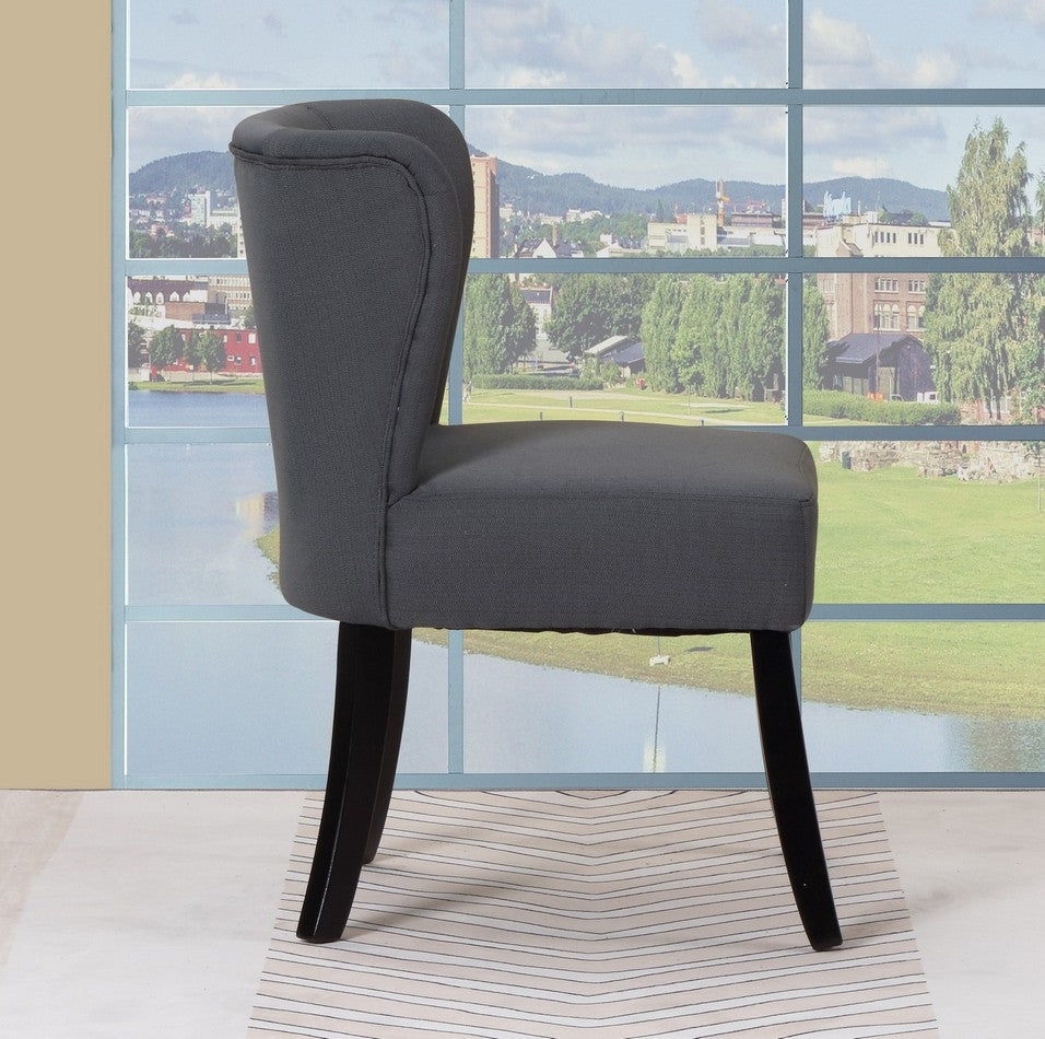 29" X 29" X 32" Dark Gray  Accent Chair